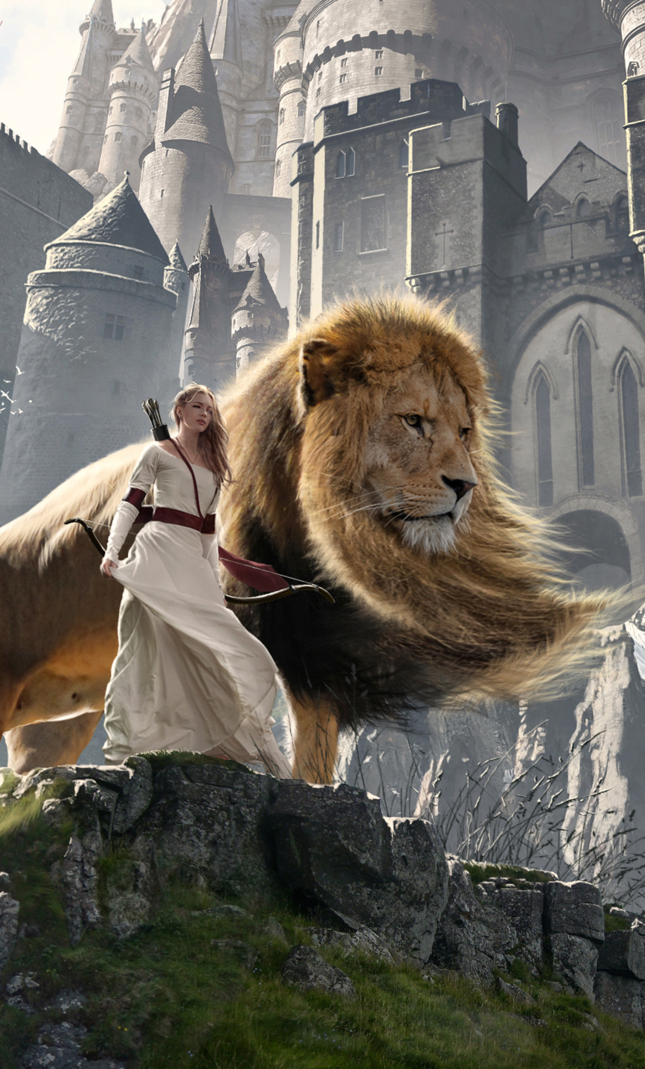 1280x2120 Susan And Aslan The Chronicles Of Narnia Extended iPhone 6+ HD 4k Wallpapers, Images, Backgrounds, Photos and Pictures