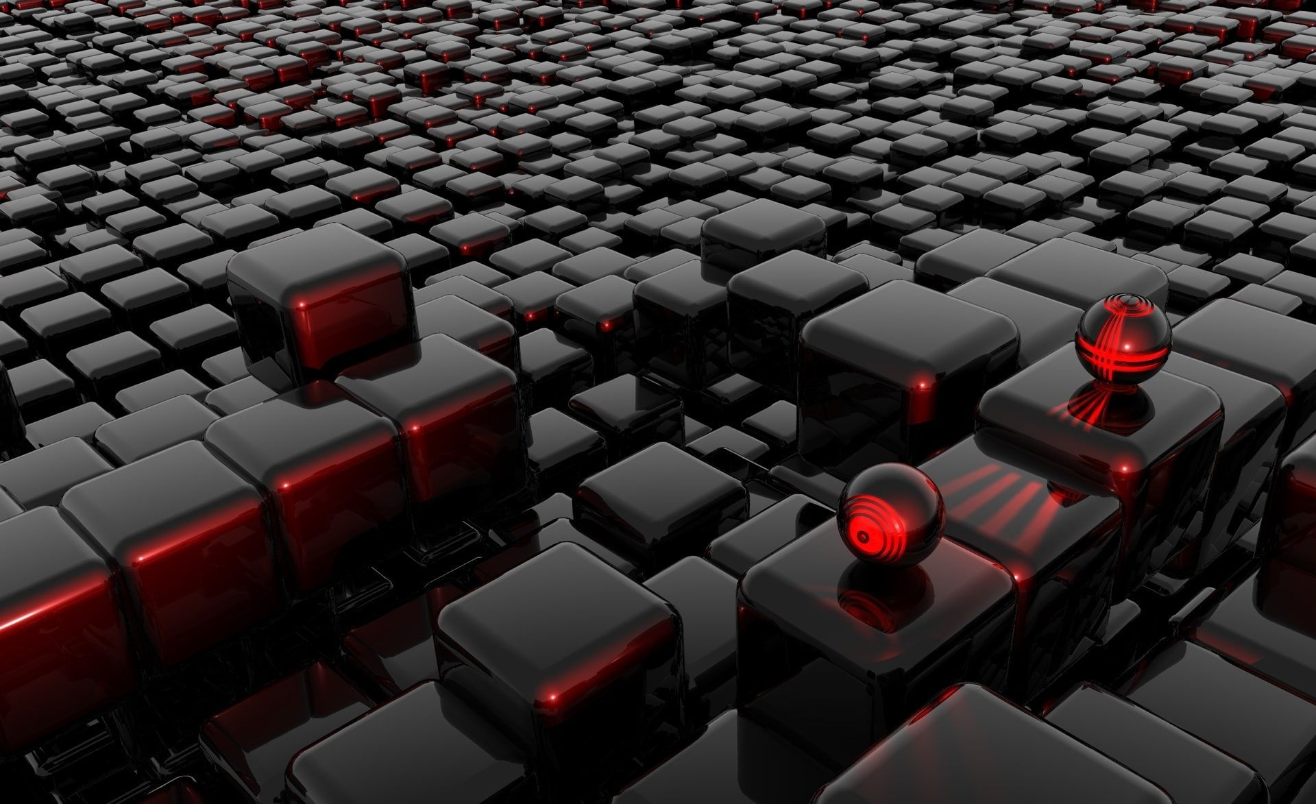 1920x1173 Chase 3D, red glowing ball and cubes digital wallpaper #Artistic #Abstract #Chase #1080P #wallpaper &acirc;&#128;&brvbar; | 3d desktop wallpaper, Digital wallpaper, 3d wallpaper for pc
