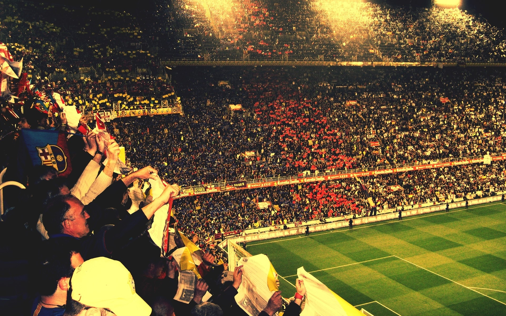 1920x1200 fc, Barcelona, Soccer, Football, Crowd, Stadium, People Wallpapers HD / Desktop and Mobile Backgrounds
