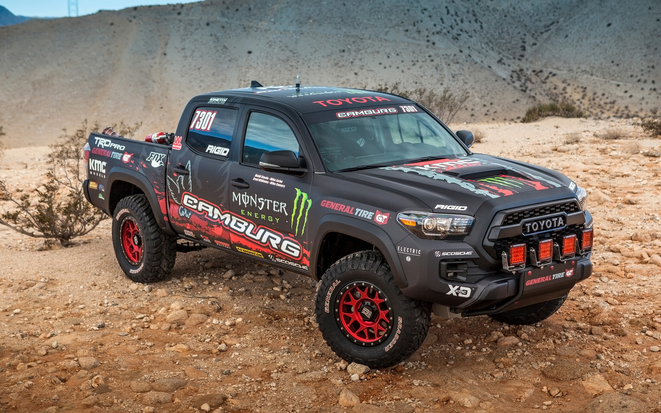 2560x1600 Toyota Tacoma TRD Pro Race Truck HD Wallpapers and Backgrounds