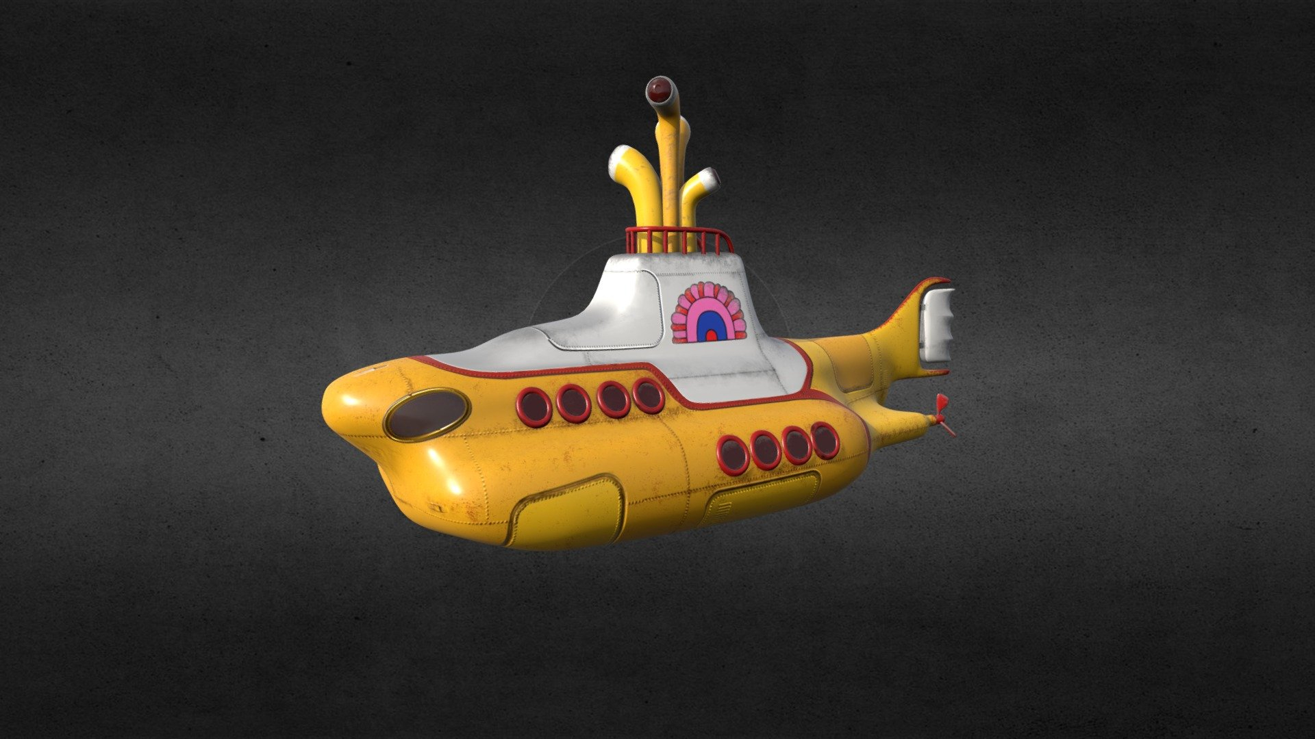 1920x1080 Yellow Submarine Buy Royalty Free 3D model by design4life (@Design4life) [028f157