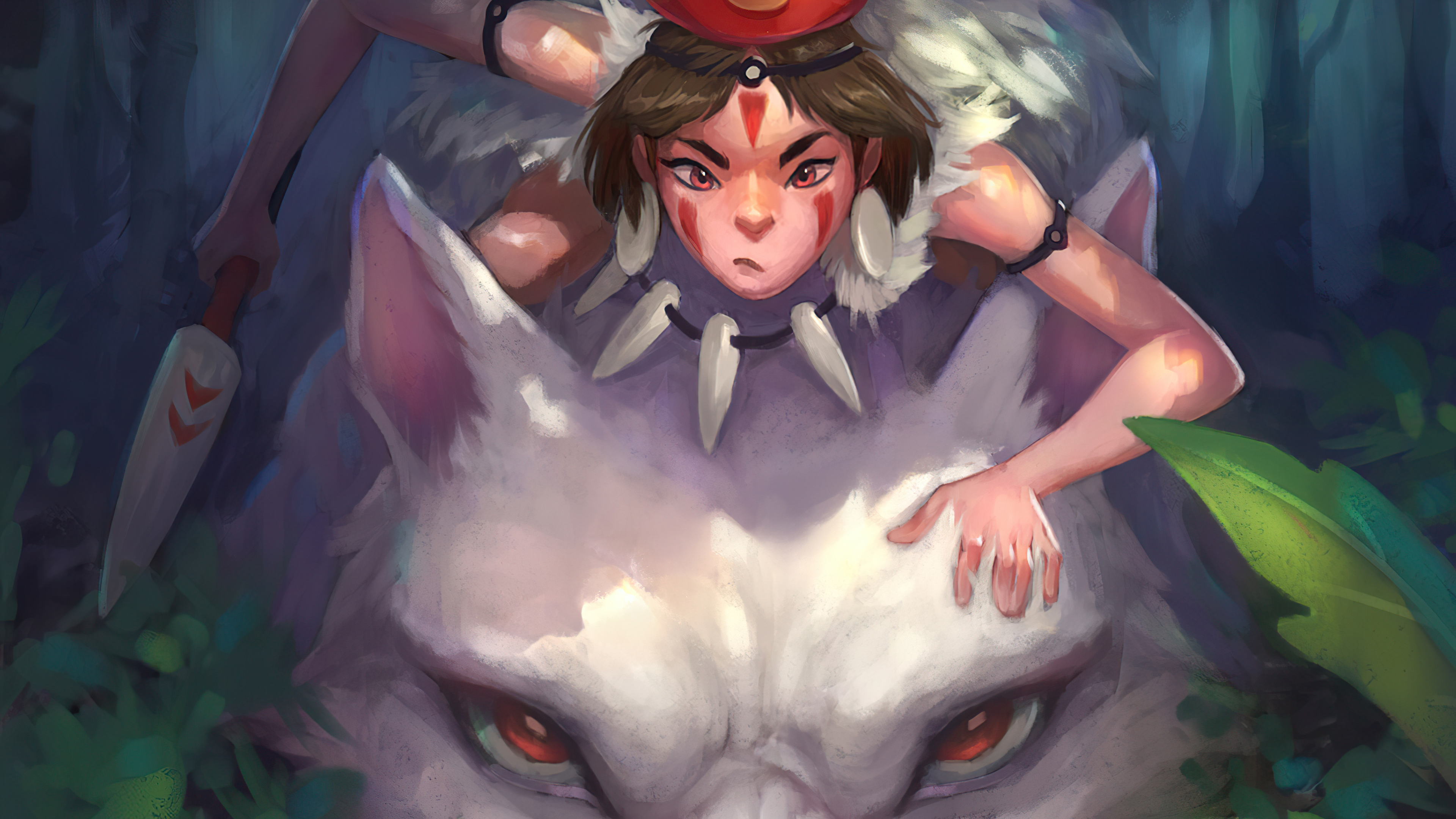 3840x2160 Princess Mononoke Fanart 4k, HD Anime, 4k Wallpapers, Images, Backgrounds, Photos and Pictures