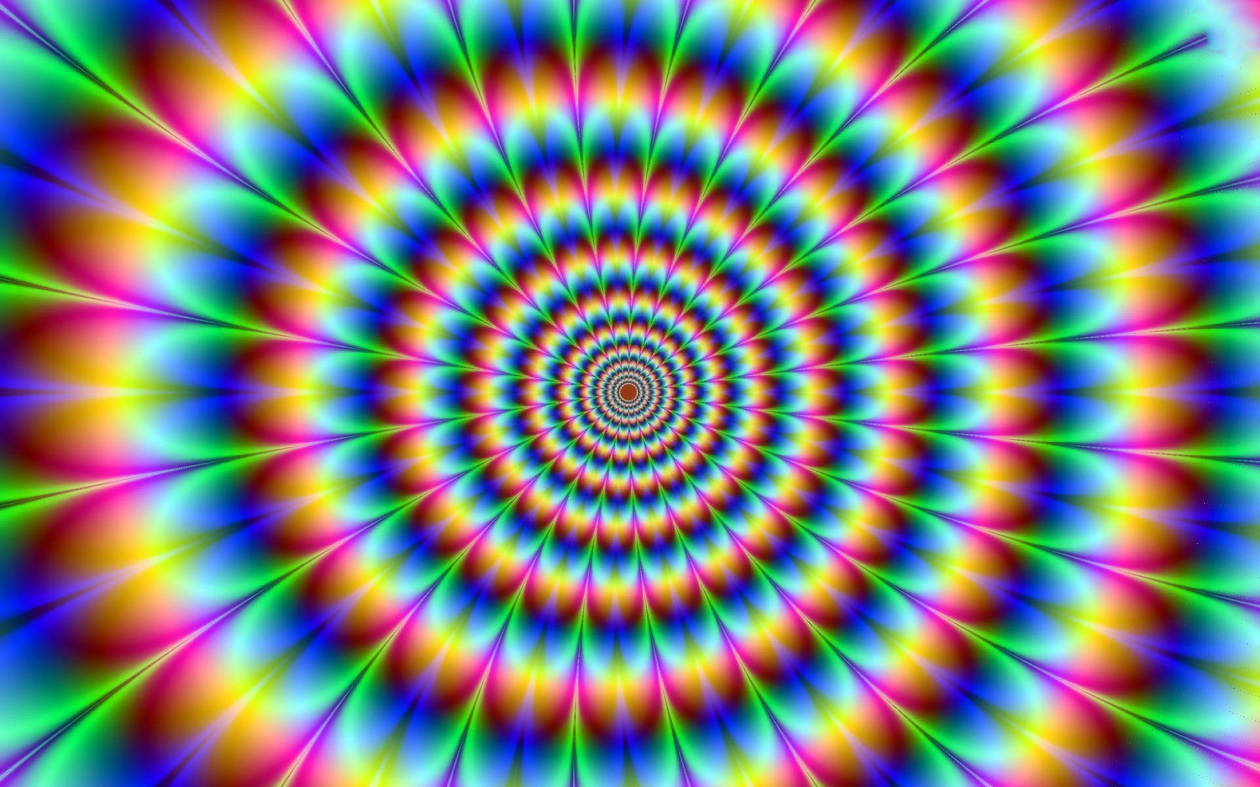 2560x1600 Rainbowoptical illusion, pattern, optical illusion HD wallpaper | Wallpaper Flare
