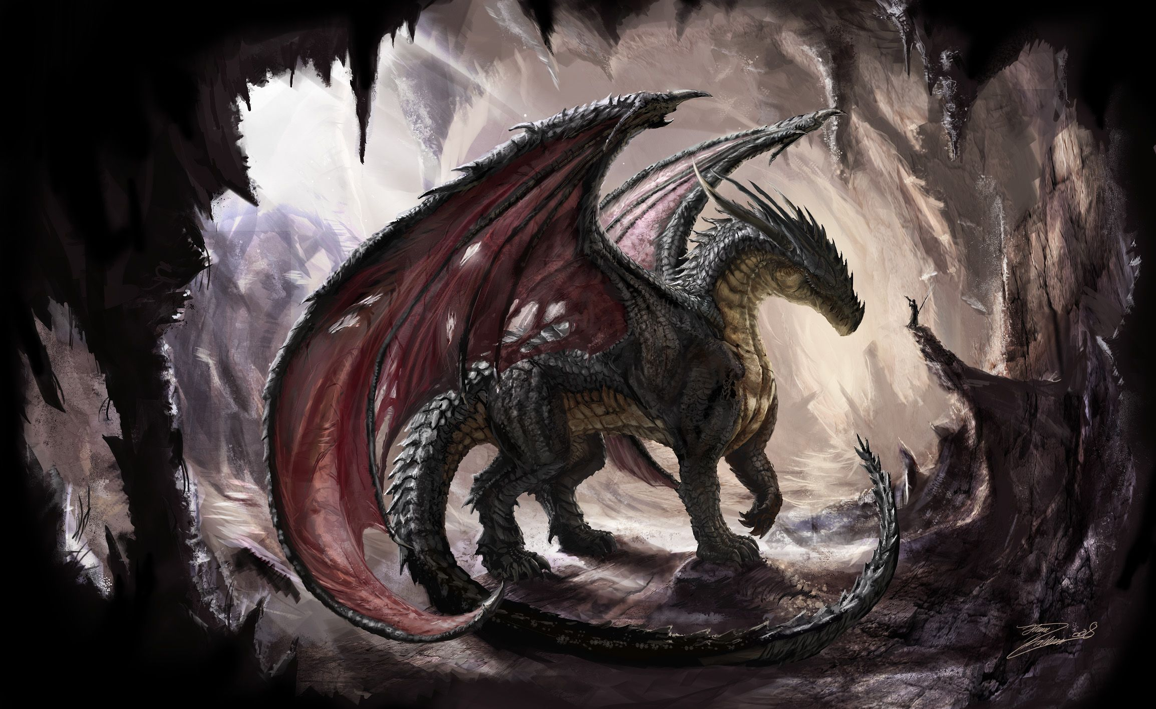 2308x1417 Dark Dragon Wallpapers Top Free Dark Dragon Backgrounds