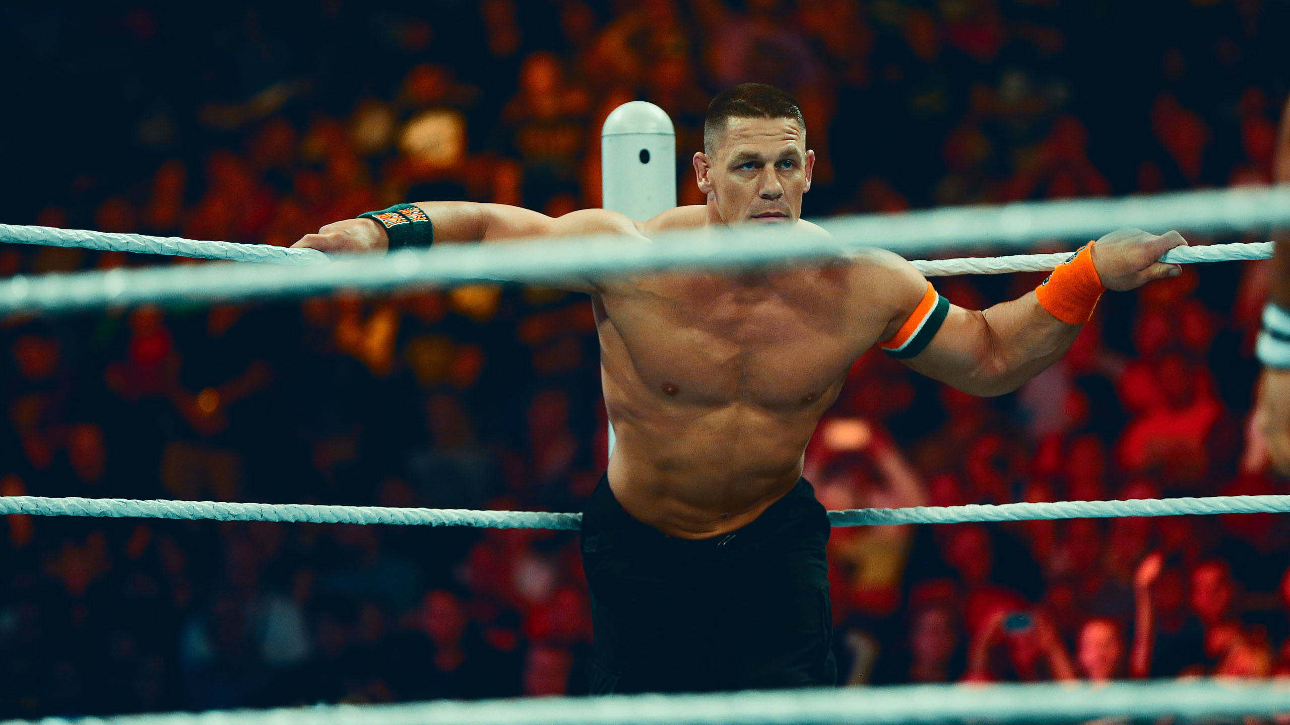 2560x1440 Download John Cena In The Ring Wallpaper