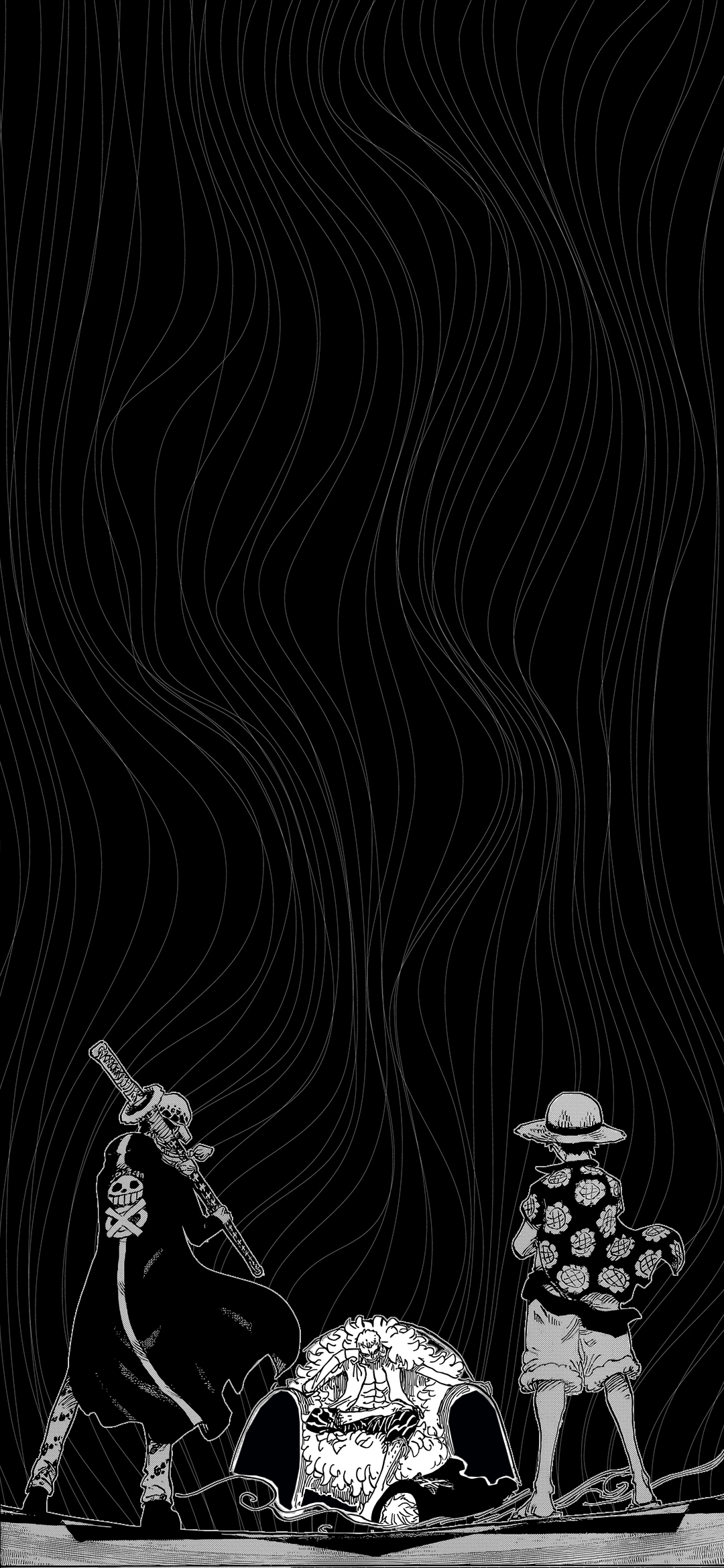 1080x2340 Law Luffy Alliance confronting Doflamingo,One Piece [phone wallpaper] : r/ OnePiece