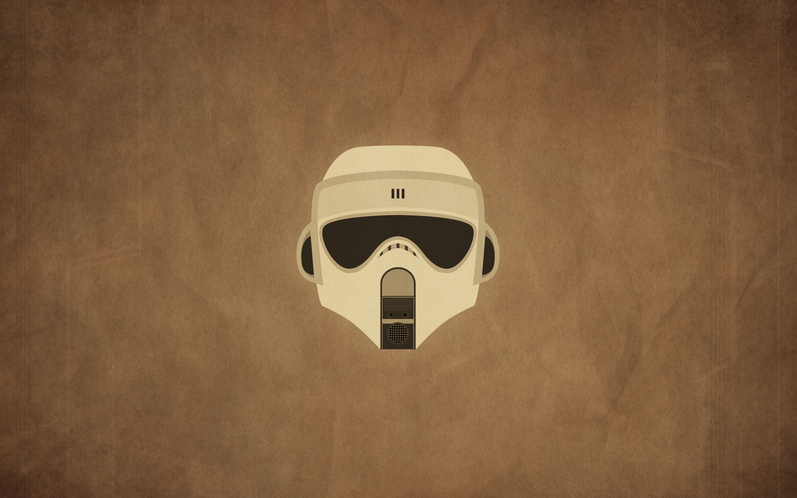 2560x1600 Star Wars Scout Trooper Helmet Artwork Beige Beige Background Wallpaper Resolution: ID:430279