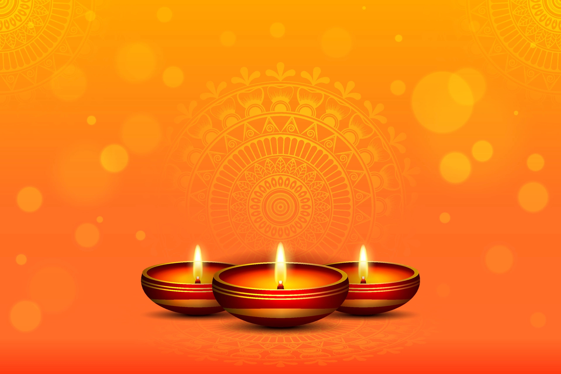 1920x1280 happy diwali festival background with realistic oil lamp. diwali background design for banner, poster, flyer, website banner, 3602874 Vector Art at Vecteezy