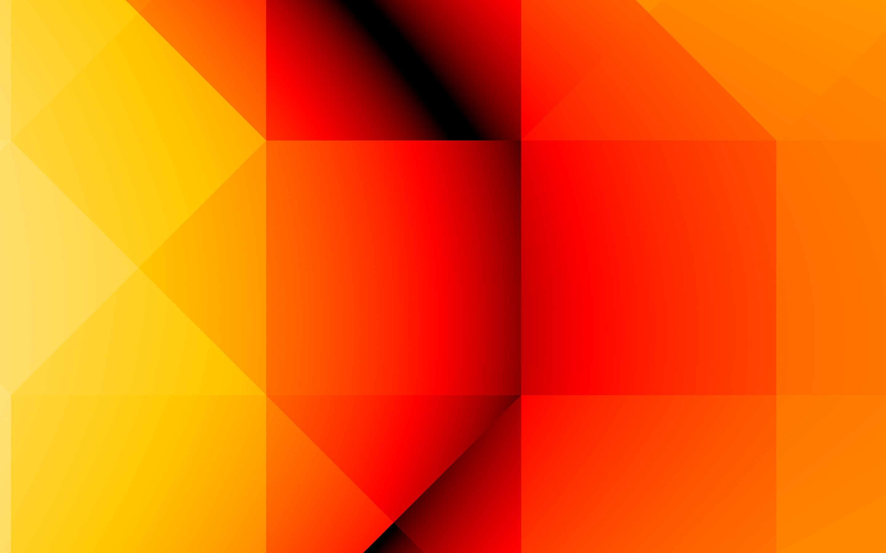 2880x1800 Orange Yellow Shapes, HD Abstract, 4k Wallpapers, Images, Backgrounds, Photos and Pictures
