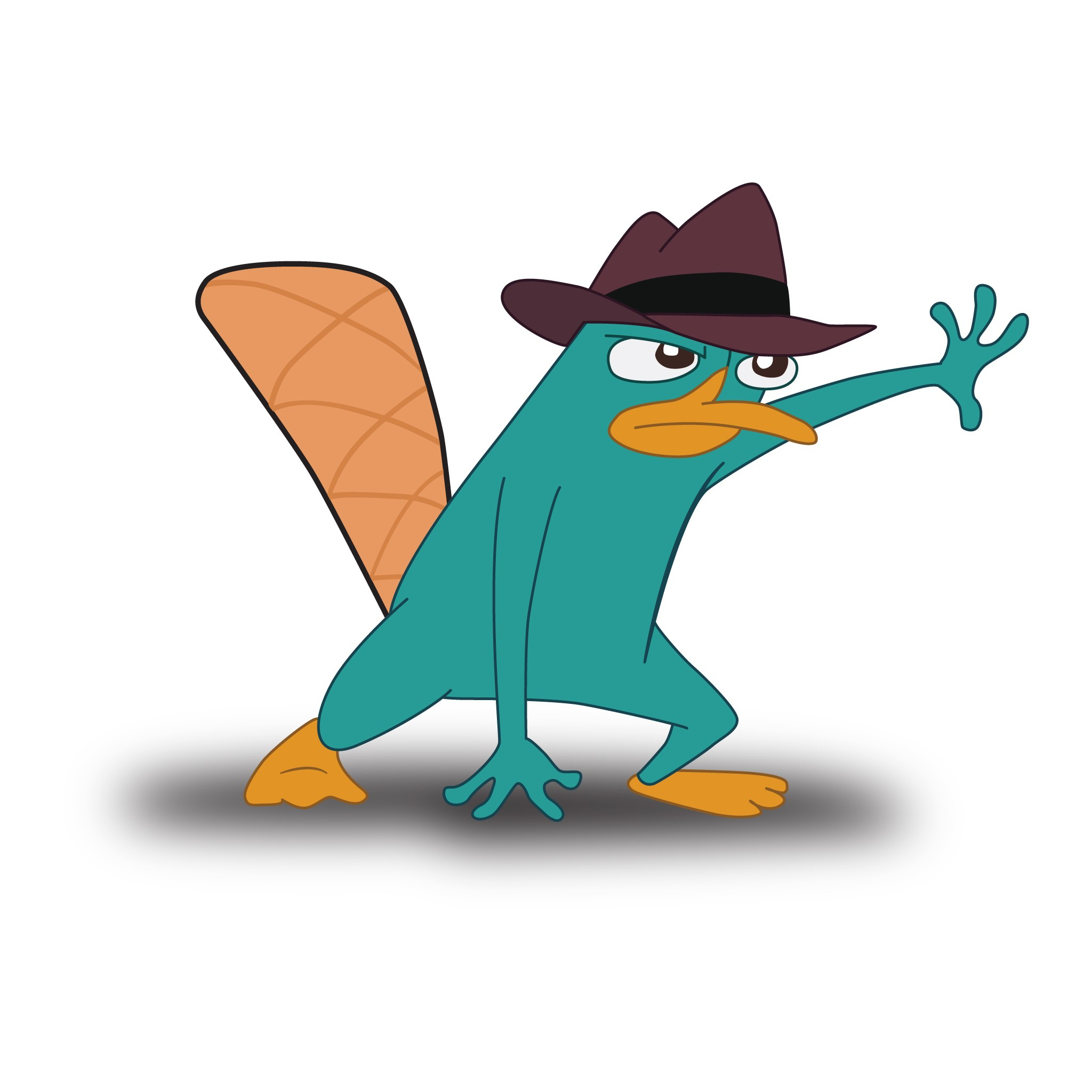2048x2048 Perry the Platypus, Schnabeltier Free Wallpaper /