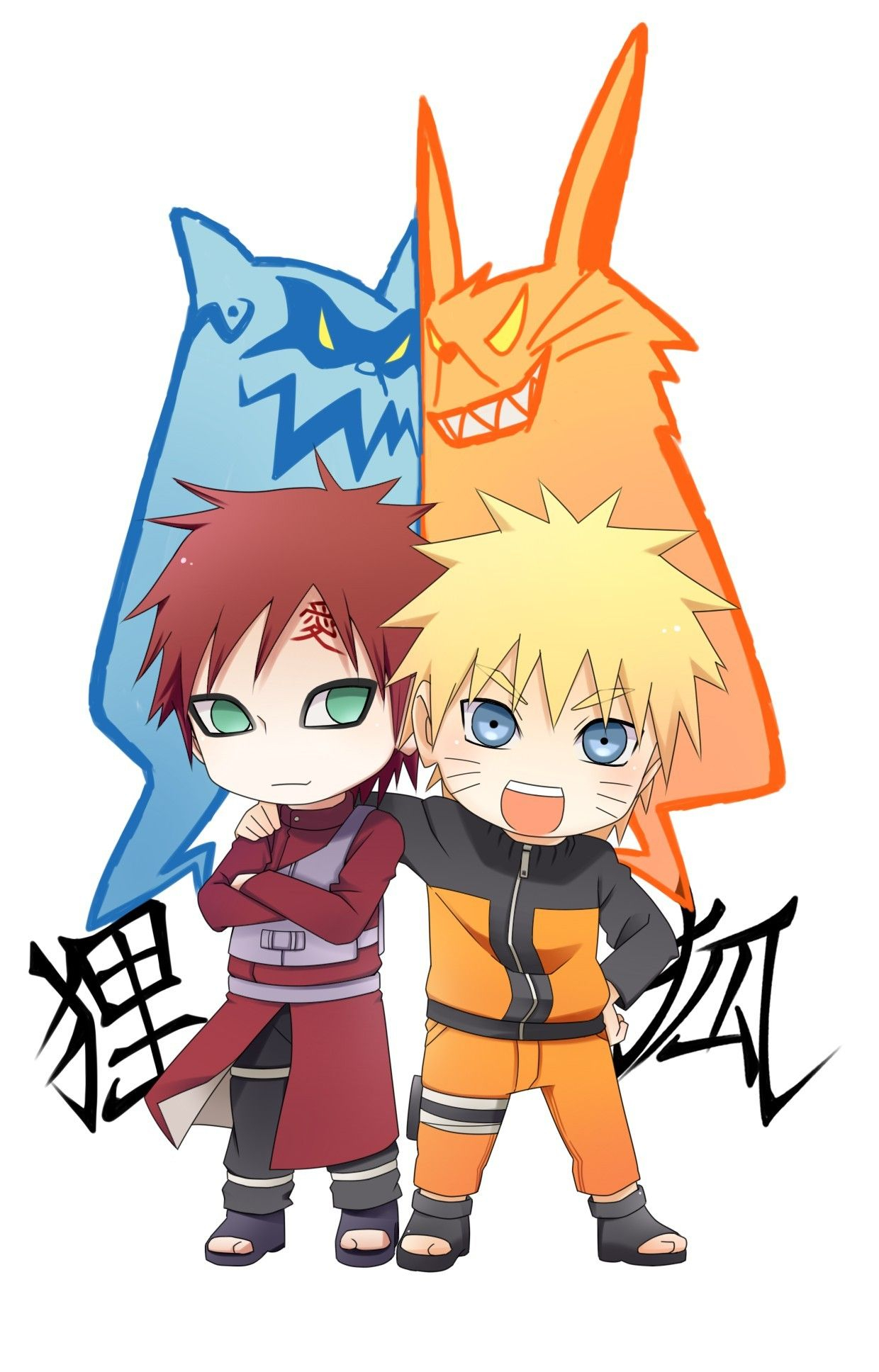1240x1936 Naruto and Gaara Chibi Wallpapers Top Free Naruto and Gaara Chibi Backgrounds