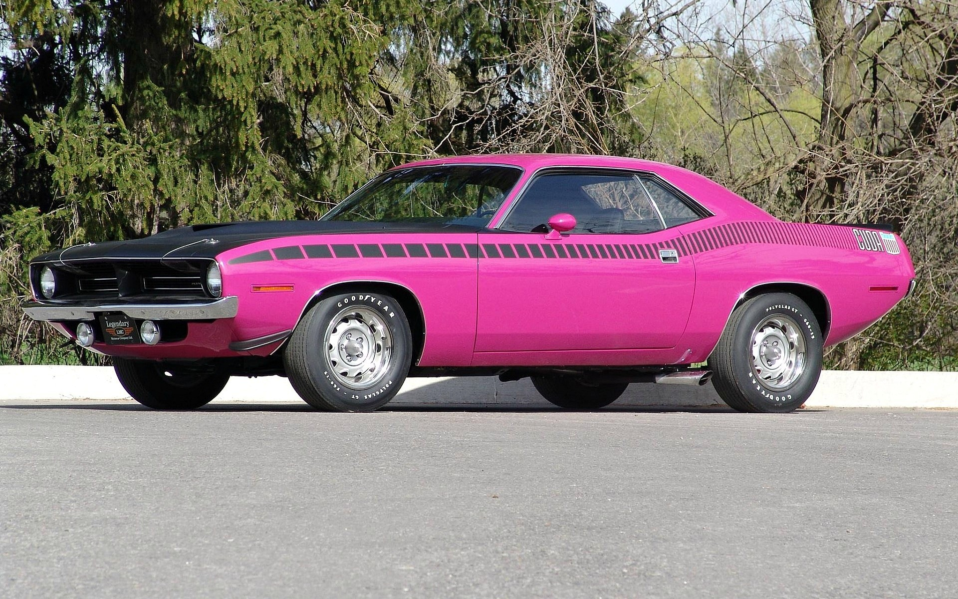 1920x1200 Wallpaper : sports car, pink, coupe, Plymouth Barracuda, 1970, land vehicle, automotive exterior, automobile make, compact car, muscle car, stock car racing, cuda 4kWallpaper 584646 HD Wallpapers