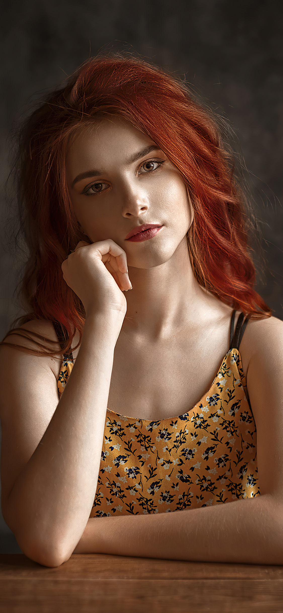 1125x2436 Redhead Model Portrait Iphone XS,Iphone 10,Iphone X HD 4k Wallpapers, Images, Backgrounds, Photos and Pictures