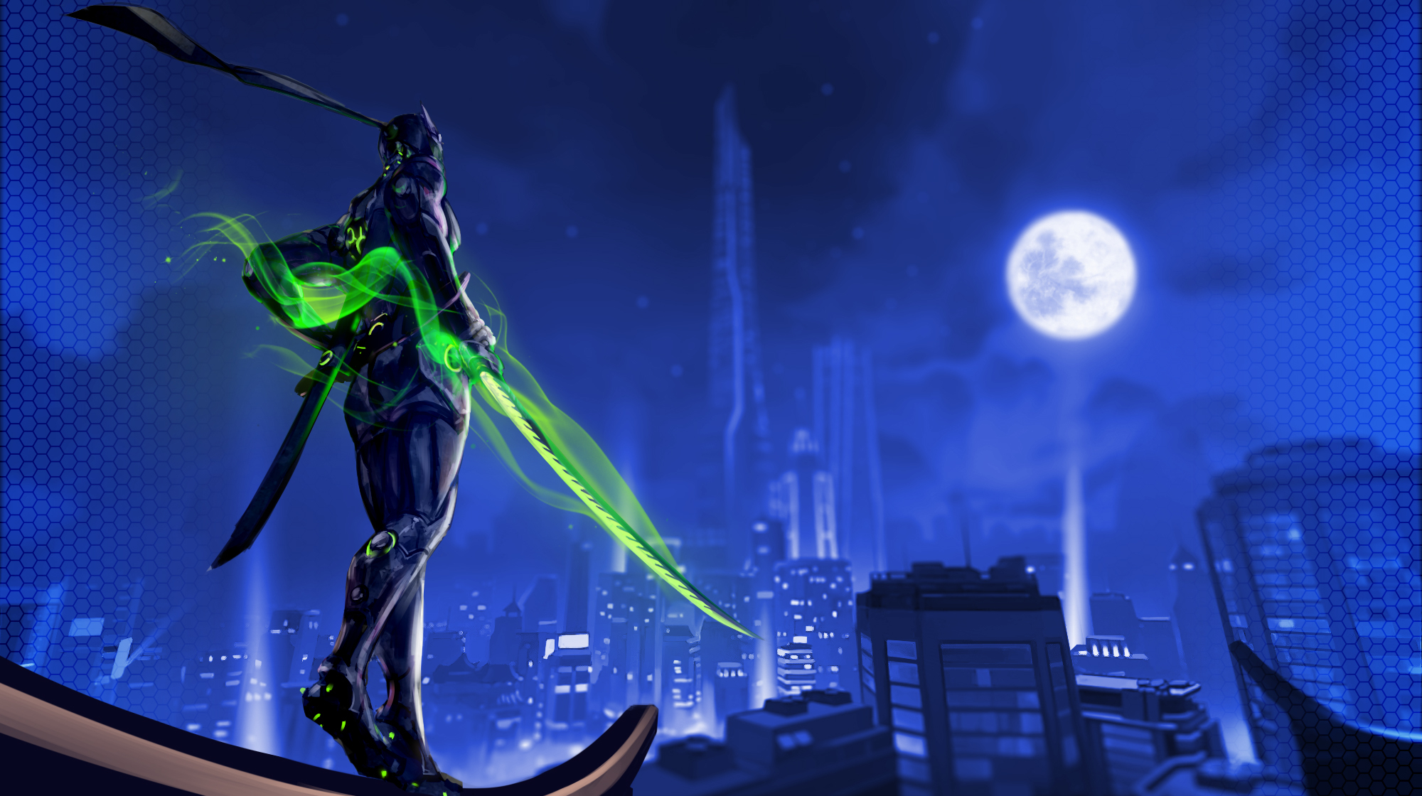 2000x1120 150+ Genji (Overwatch) HD Wallpapers and Backgrounds