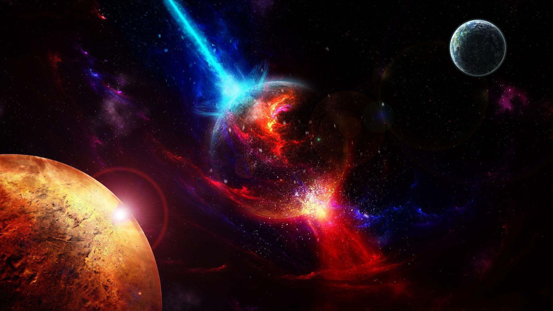1920x1080 Planet Explosion Wallpapers Top Free Planet Explosion Backgrounds