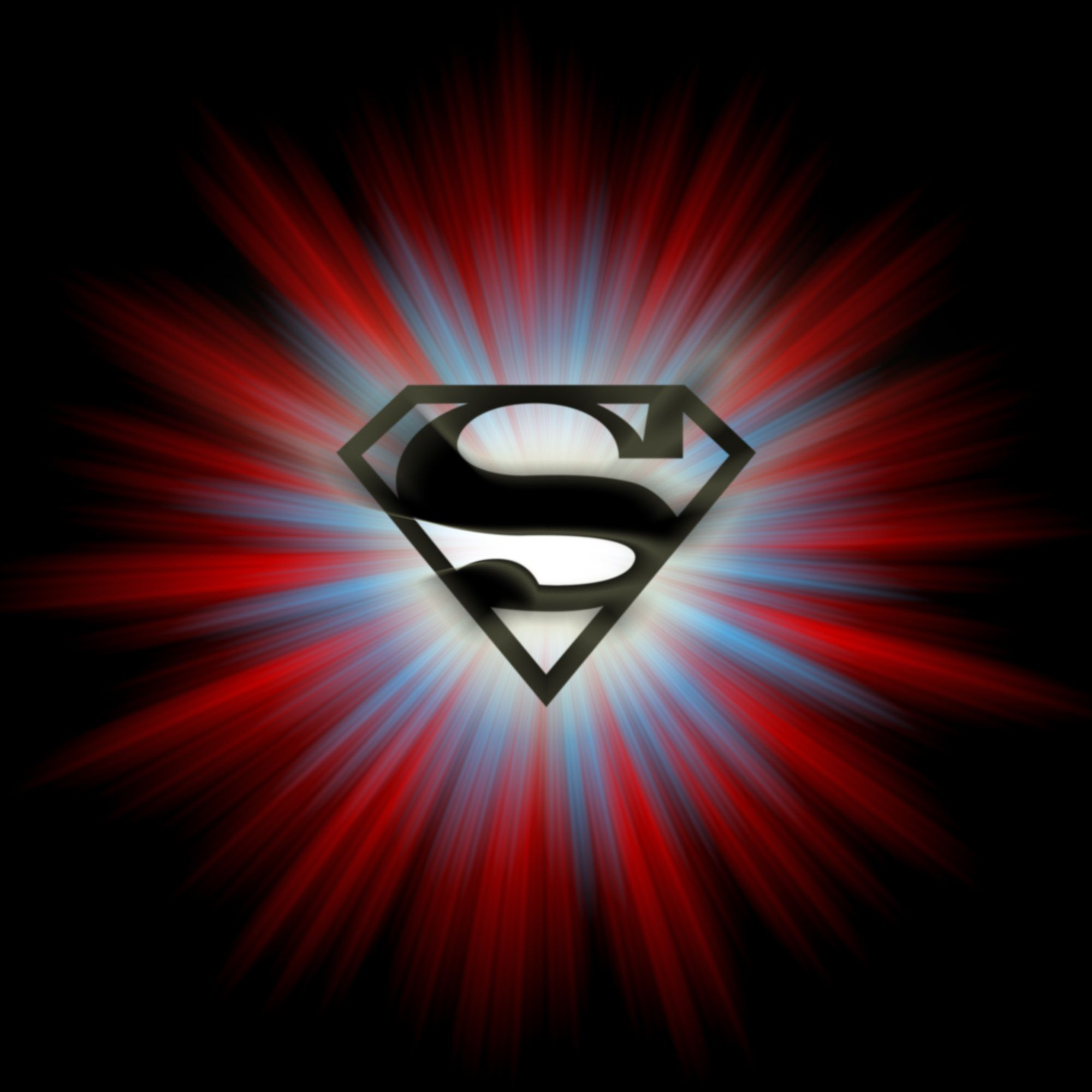 2000x2000 Superman Logo | Superman wallpaper, Superman wallpaper logo, Superman art