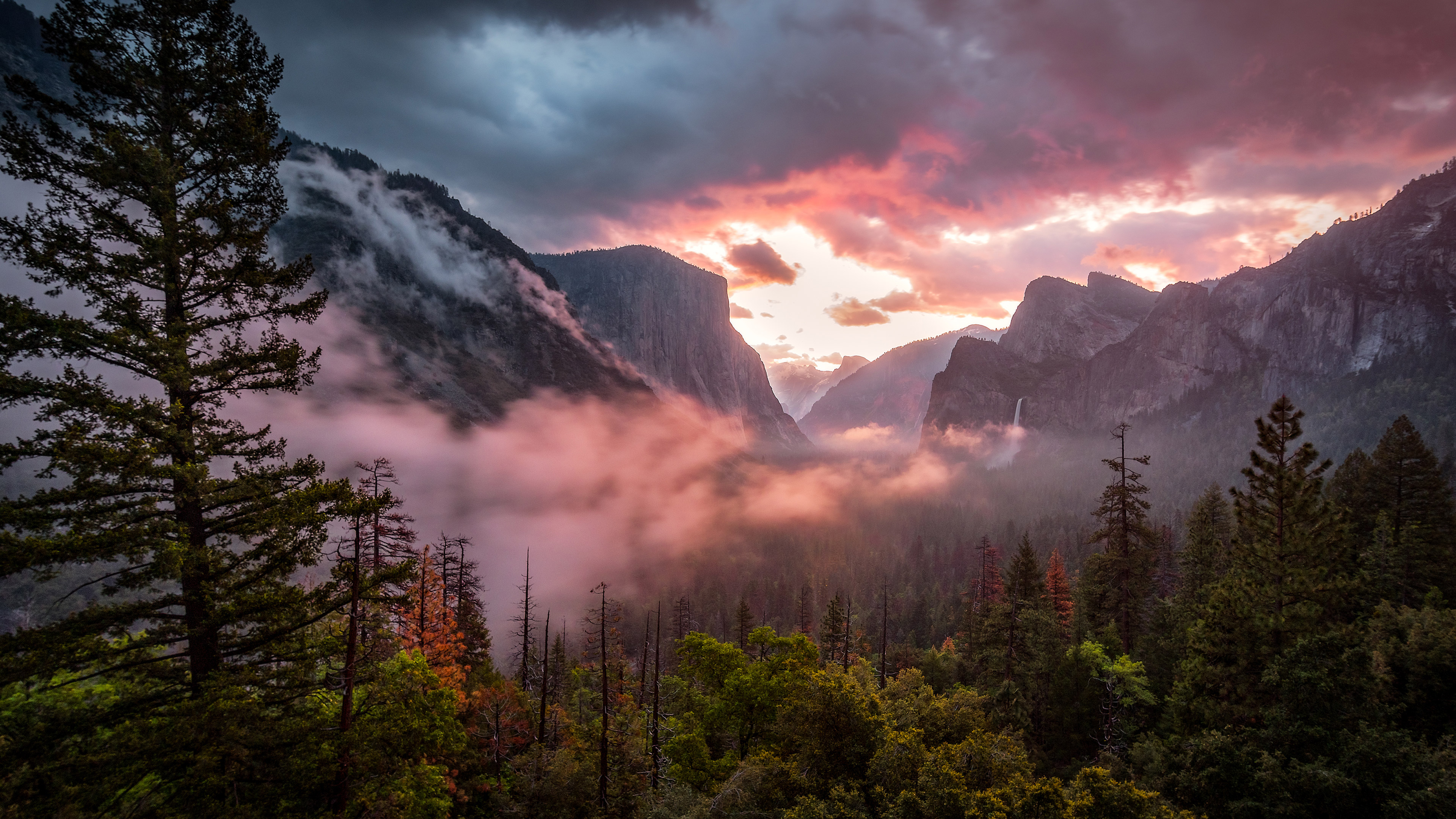 3840x2160 1366x768 Misty Yosemite 1366x768 Resolution HD 4k Wallpapers, Images, Backgrounds, Photos and Pictures