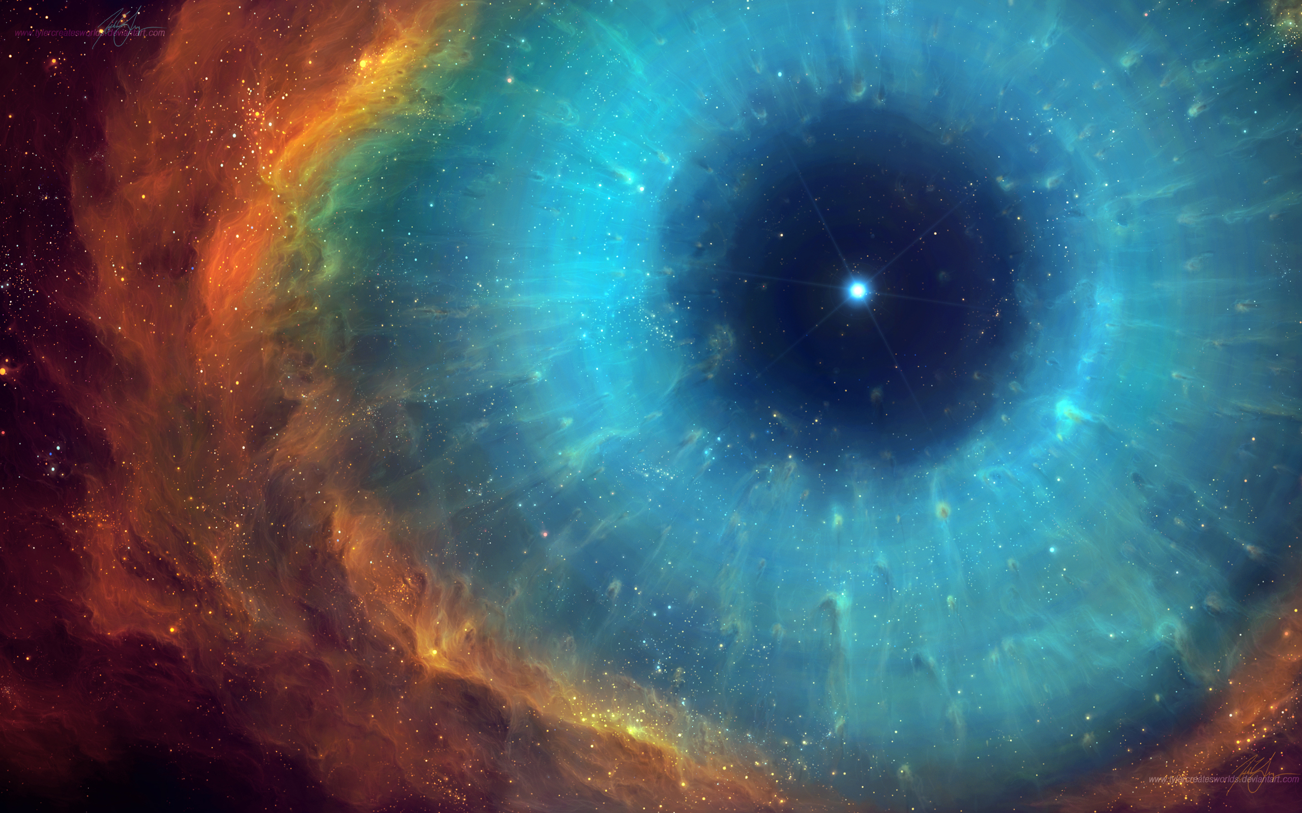 2560x1600 Supernova Stars Explosion Blue wallpaper | | 70802