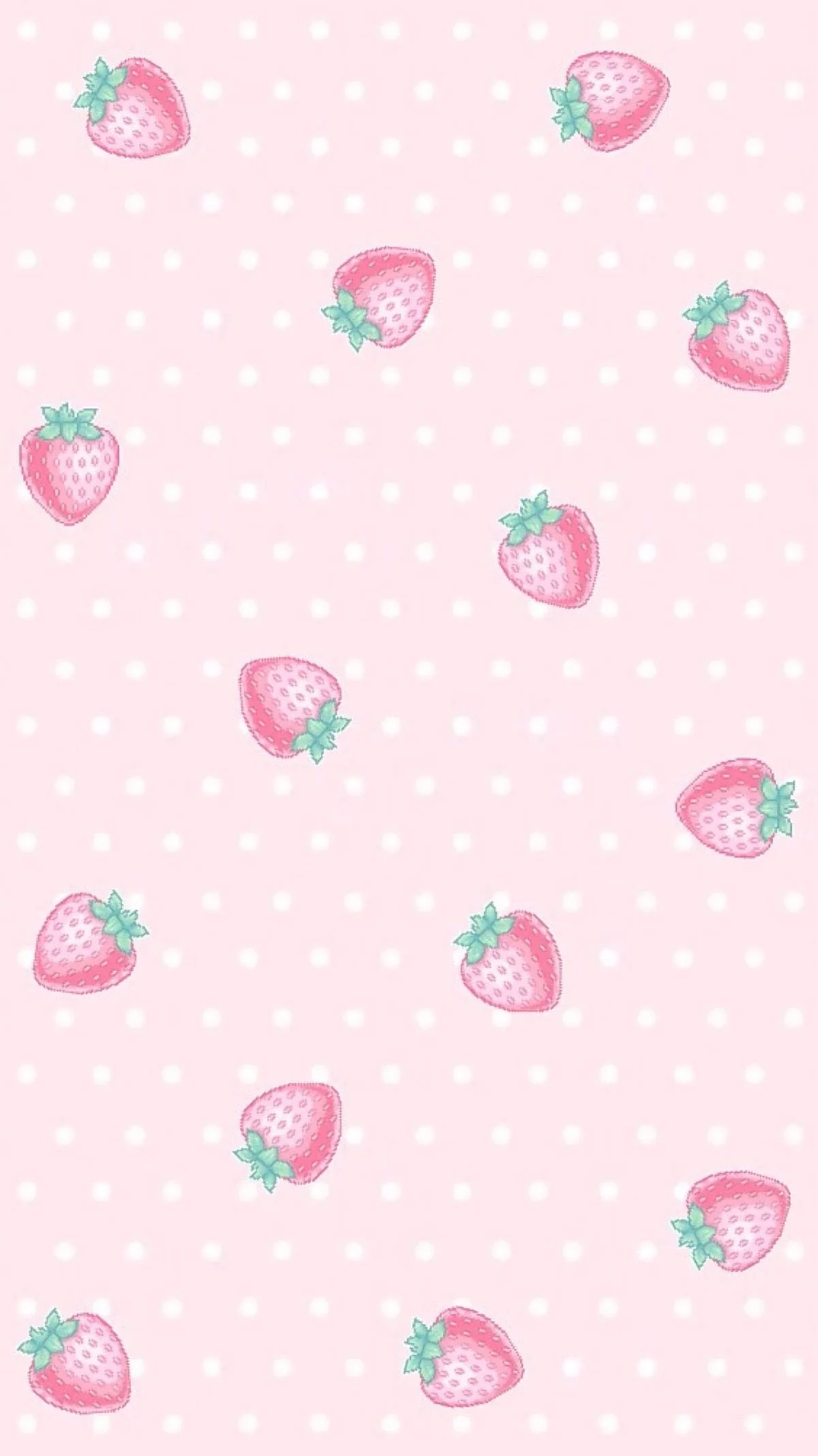 1200x2135 Pastel Strawberry Wallpapers Top Free Pastel Strawberry Backgrounds