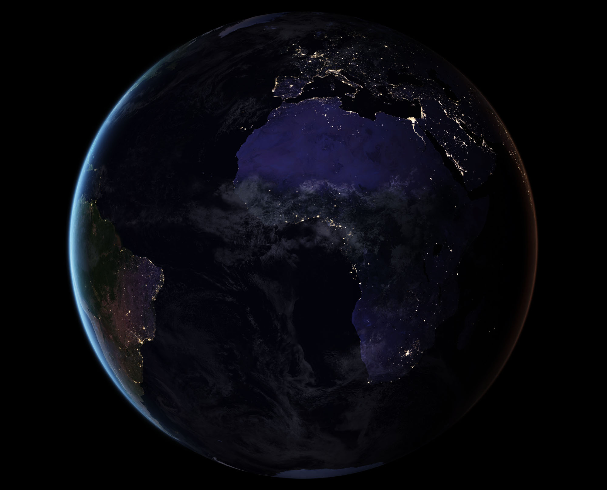 2000x1613 Black Marble: Amazing Earth at Night Photos from Space | Space