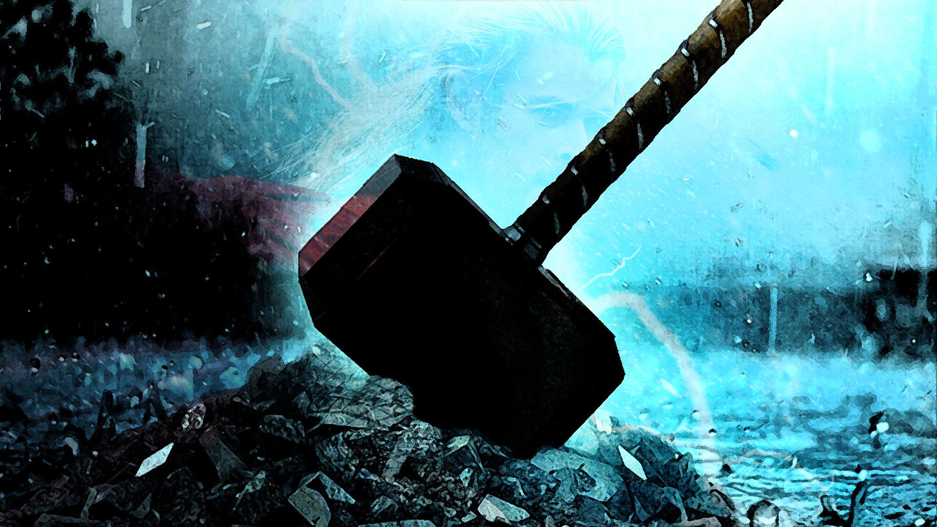 1920x1080 Thor Hammer Wallpapers Top Free Thor Hammer Backgrounds