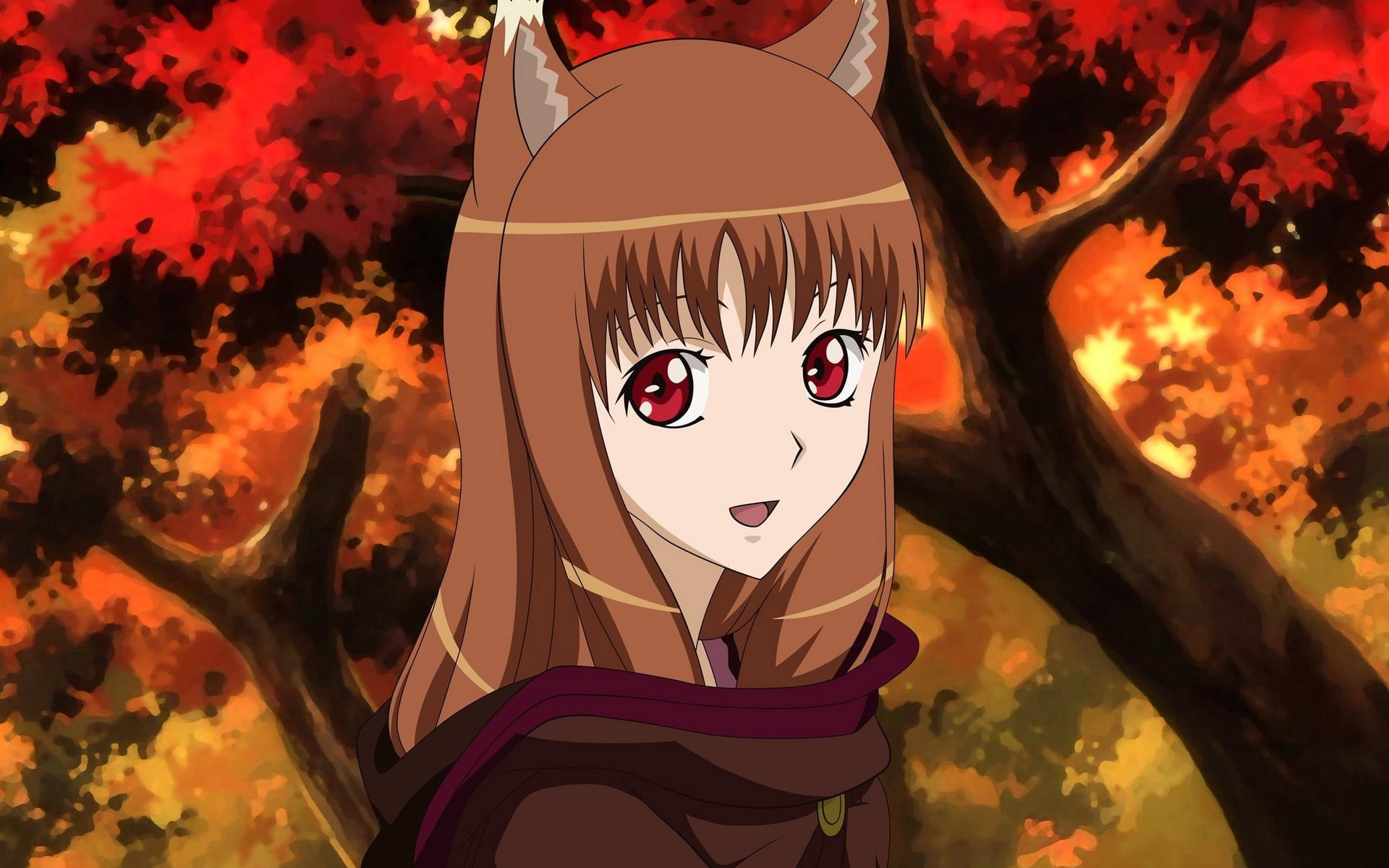 1920x1200 Brown haired female anime character, Spice and Wolf HD wallpaper | Wallpaper Flare