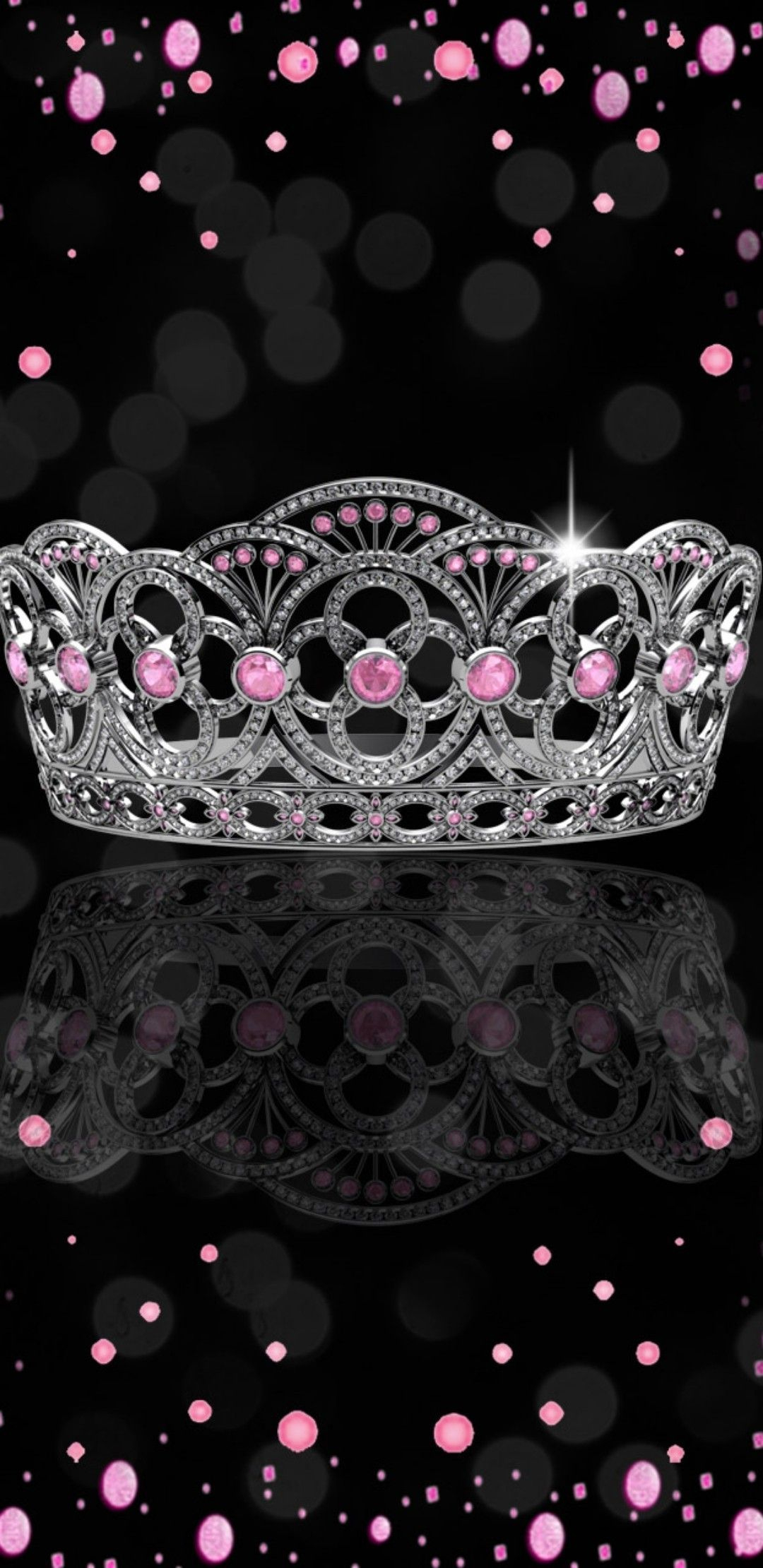 1080x2220 Pink Crown Wallpapers Top Free Pink Crown Backgrounds