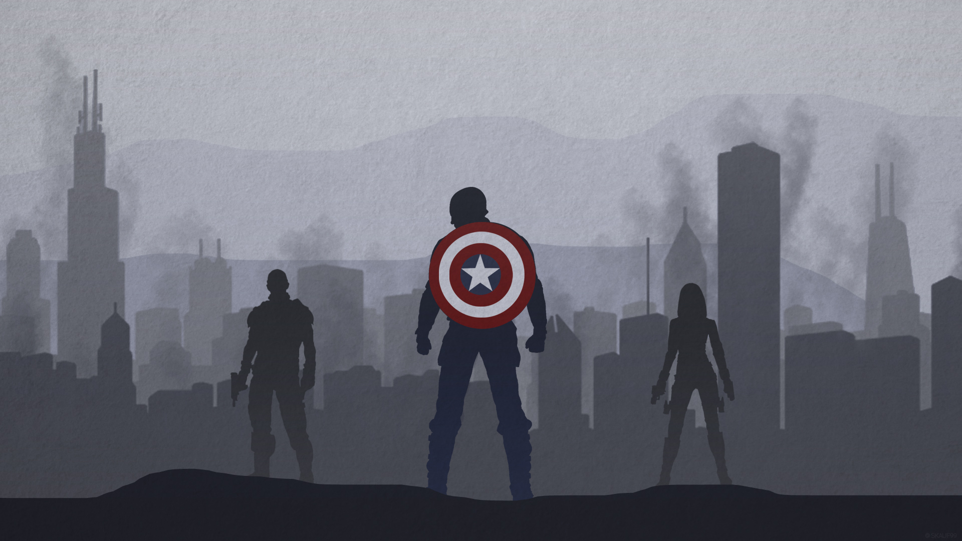 1920x1080 Captain America And His Team, HD Superheroes, 4k Wallpapers, Images, Backgrounds, Photos and Pictures