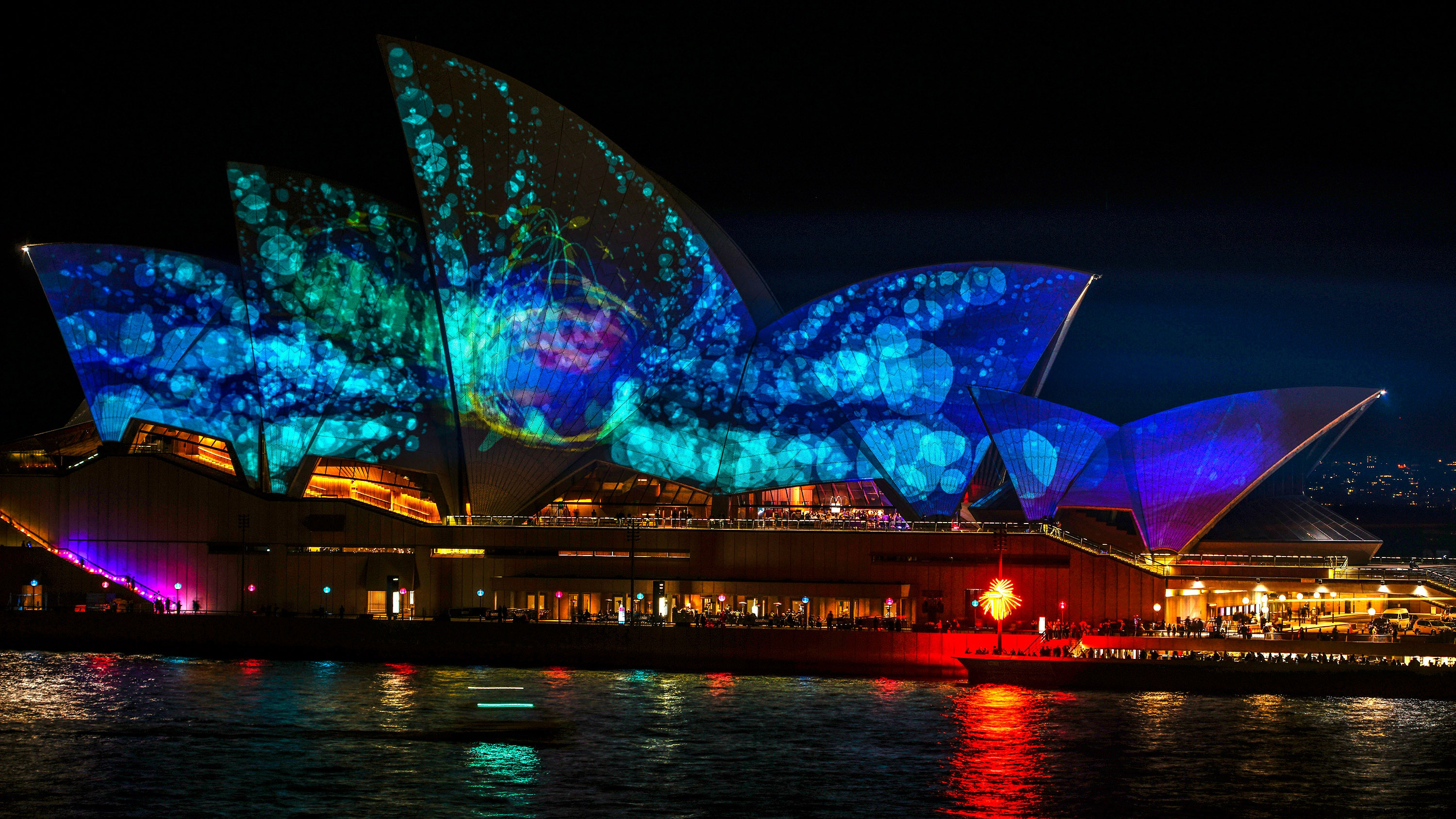 3000x1688 Wallpaper : Sydney Opera House, Australia, night, building WallpaperManiac 1321143 HD Wallpapers