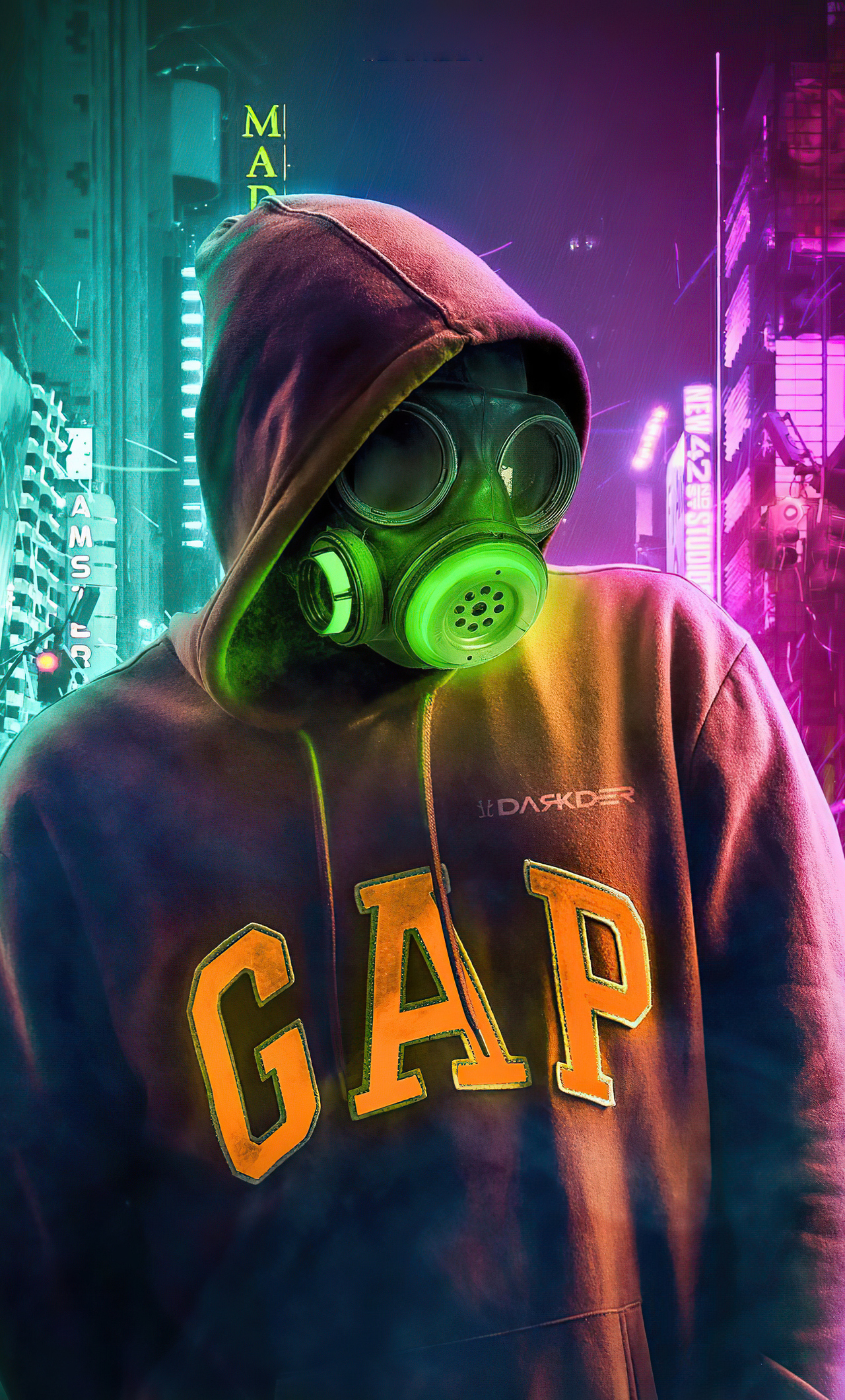 1280x2120 Toxic Mask Hoodie Guy 4k iPhone 6+ HD 4k Wallpapers, Images, Backgrounds, Photos and Pictures