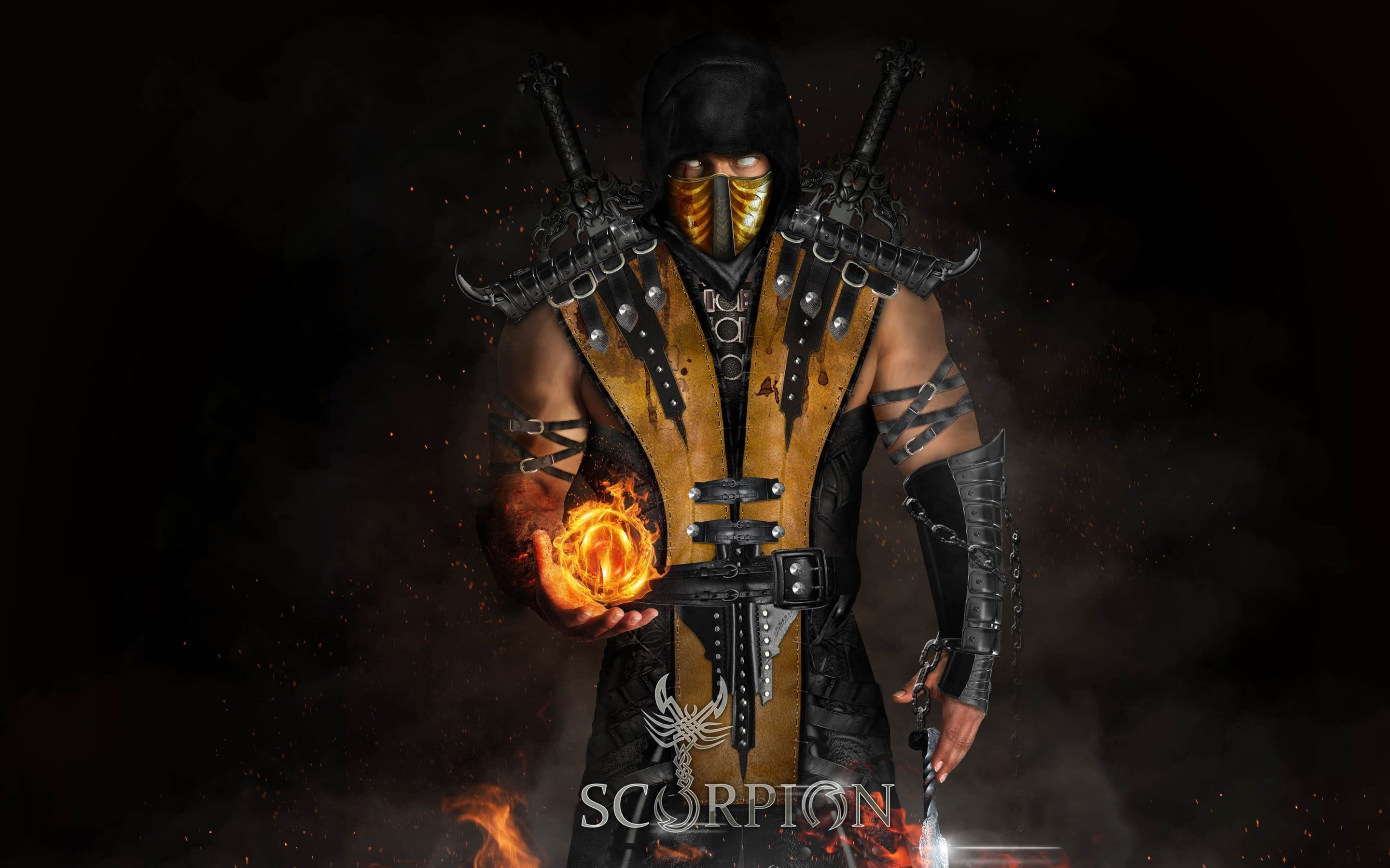 2880x1800 Scorpion from Mortal Kombat illustration Scorpion (character) Mortal Kombat video games #2K #wallpaper #hd&acirc;&#128;&brvbar; | Scorpion mortal kombat, Mortal kombat x, Mortal kombat