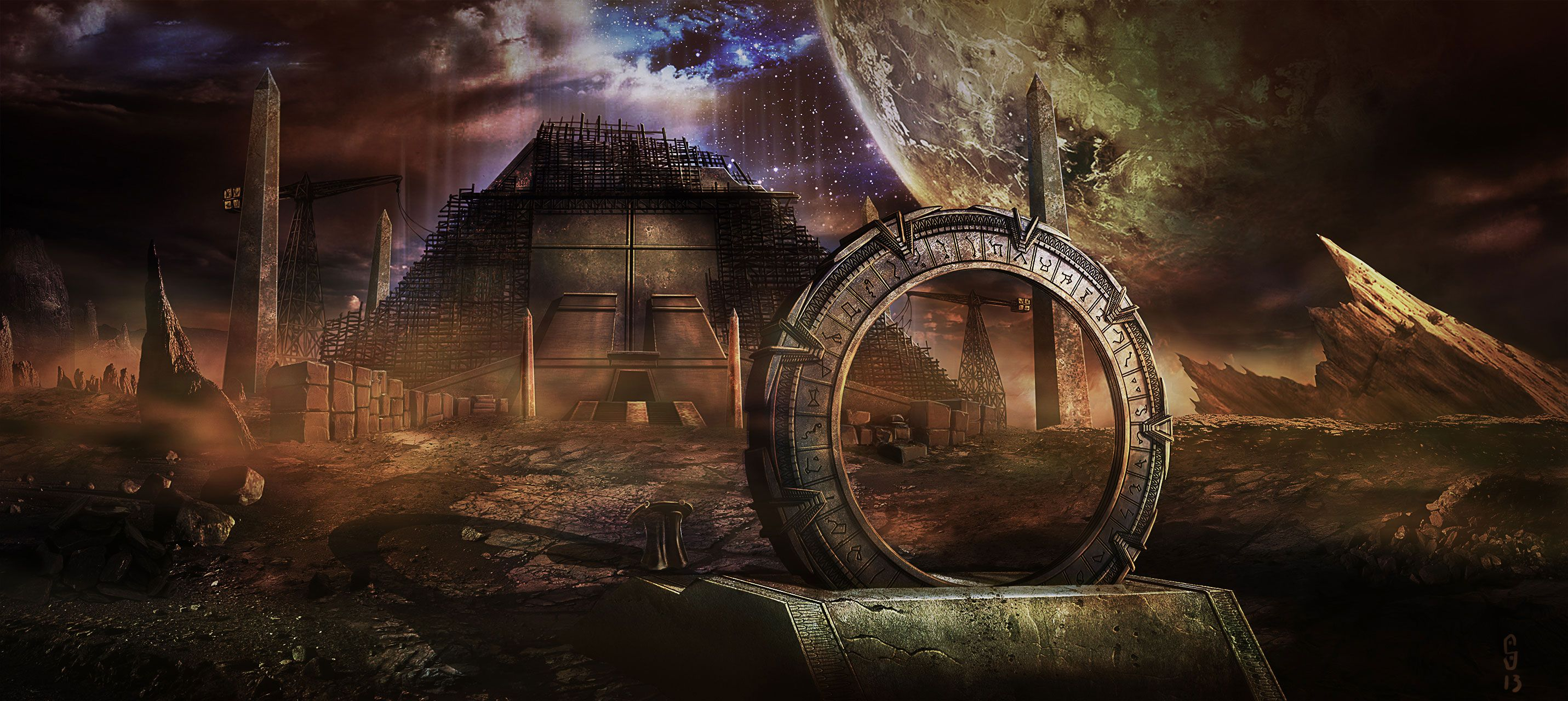 2862x1280 Stargate Wallpapers Top Free Stargate Backgrounds