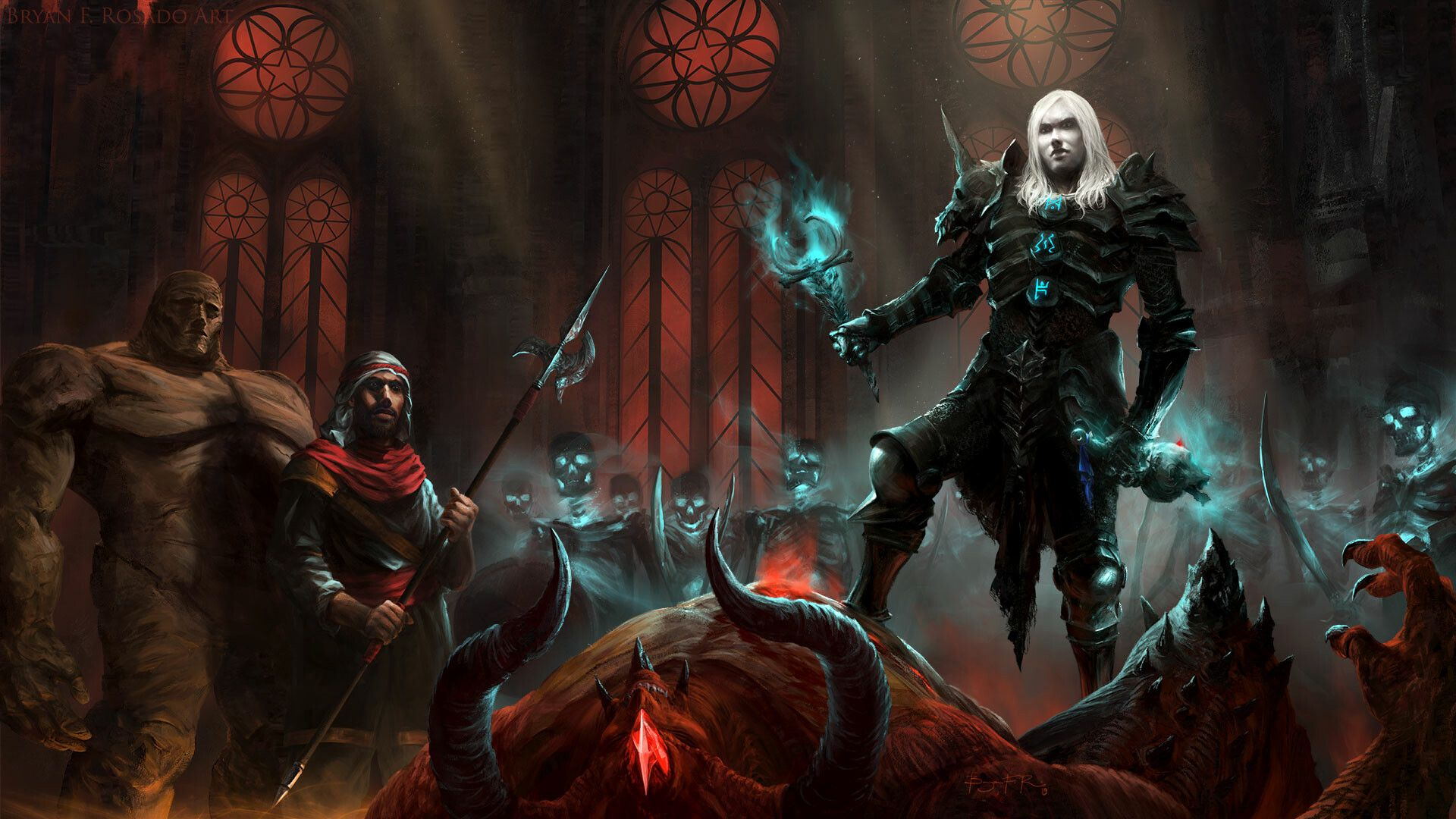 1920x1080 Awesome Diablo 2 Necromancer Fan Art And View | Necromancer, Fan art, Art