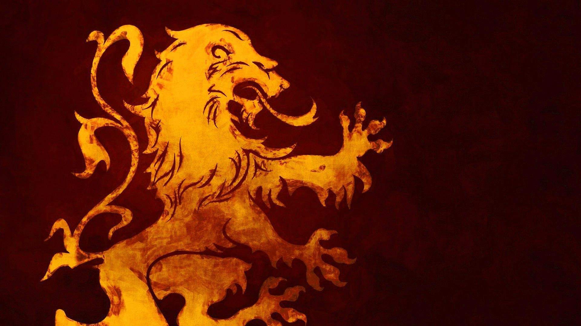 1920x1080 Wallpaper : lion, A Song of Ice and Fire, Game of Thrones, House Lannister, sigils, flame, px 4kWallpaper 564012 HD Wallpapers
