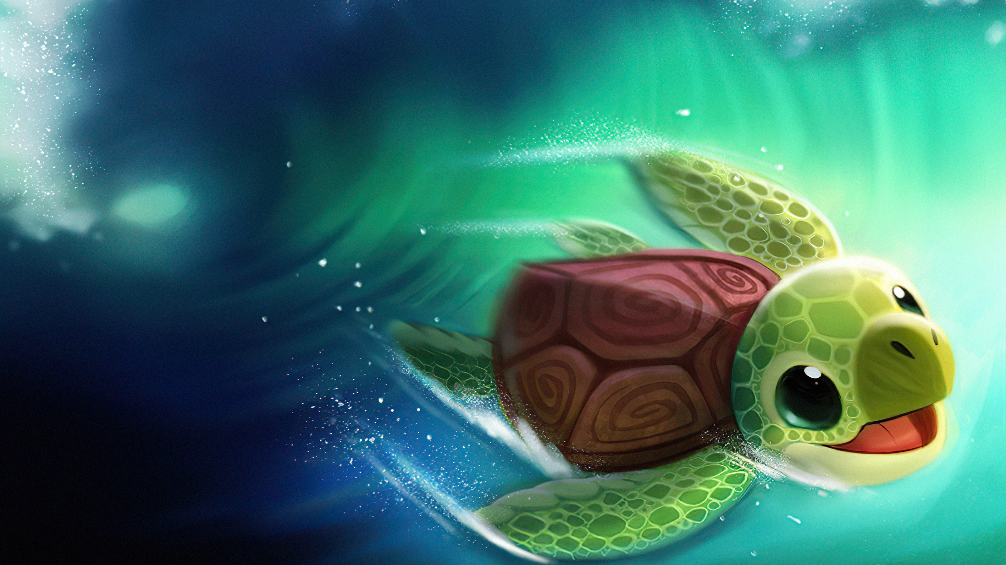 3200x1800 20+ Fantasy Turtle HD Wallpapers and Backgrounds