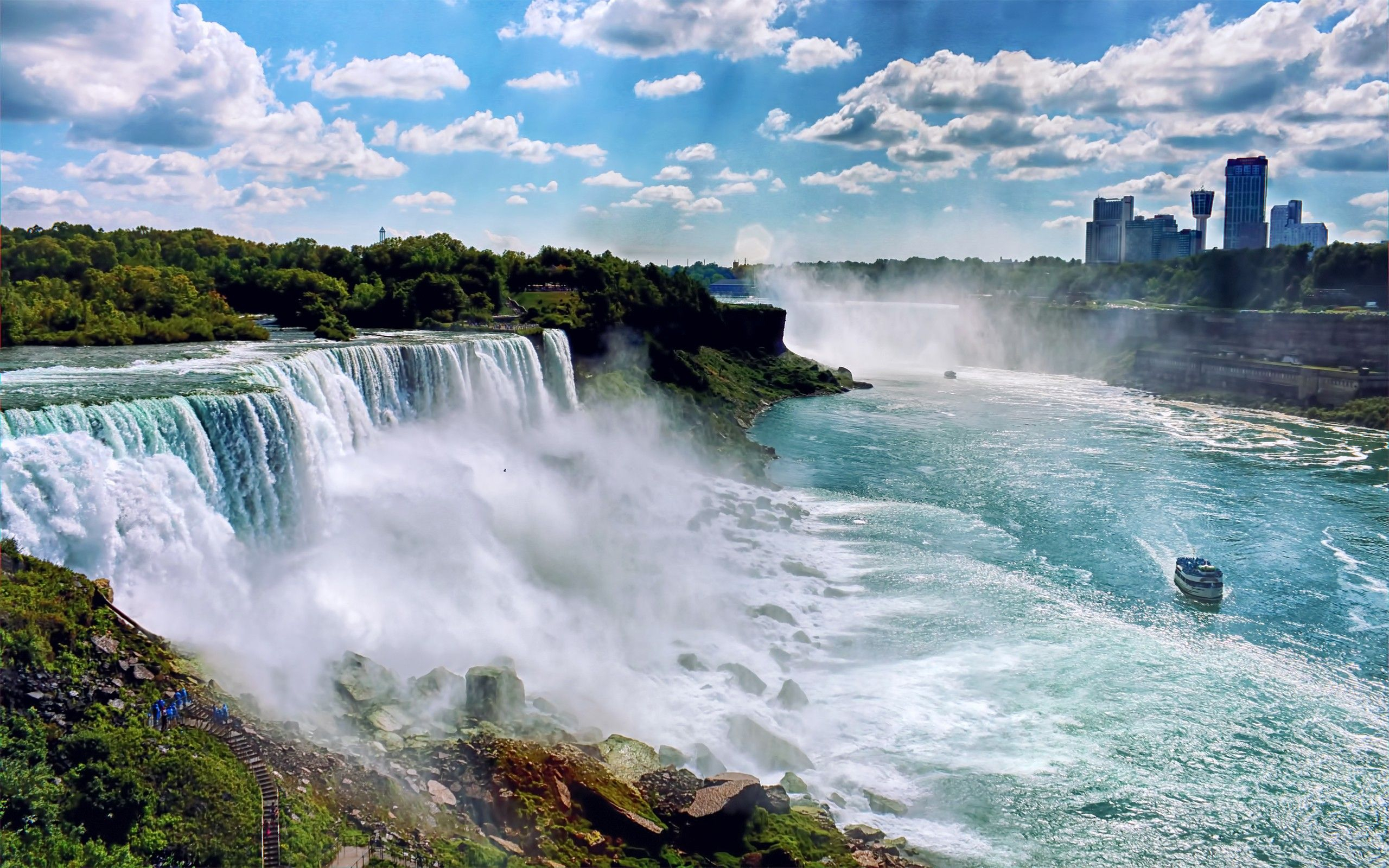 2560x1600 Landscapes nature USA New York City Niagara Falls waterfalls wallpaper | | 62626 | Waterfall wallpaper, Visiting niagara falls, Niagara falls