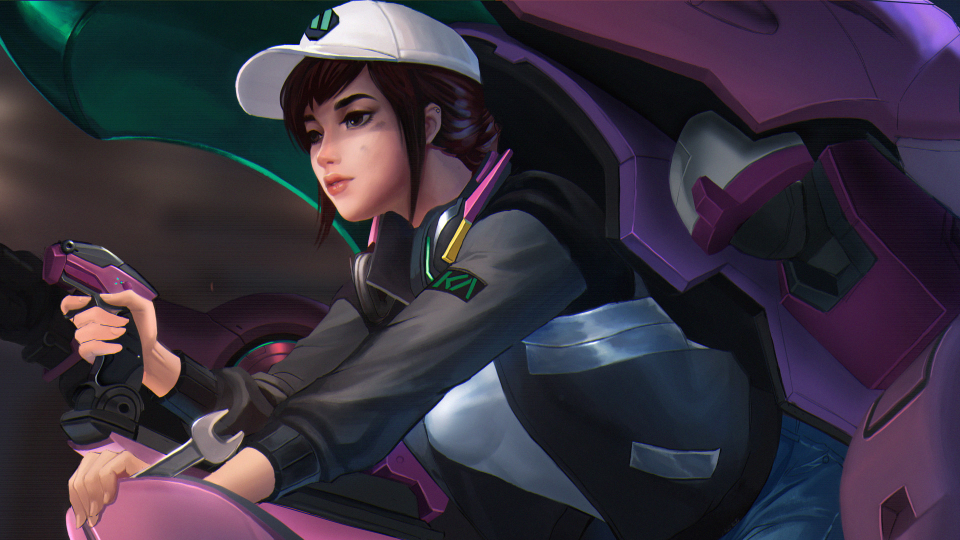 1920x1080 Overwatch Dva Artwork HD, HD Games, 4k Wallpapers, Images, Backgrounds, Photos and Pictures
