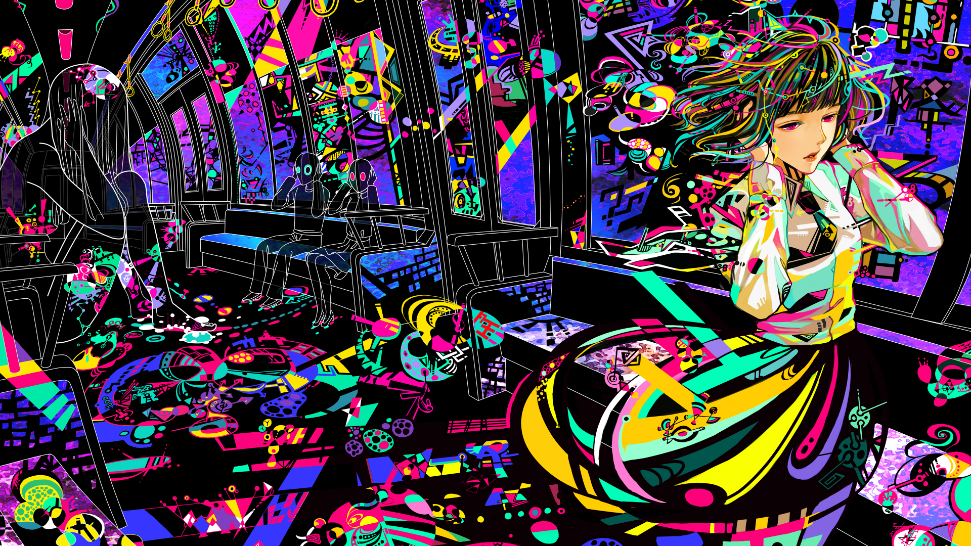 1920x1080 Psychedelic Anime Wallpapers Top Free Psychedelic Anime Backgrounds