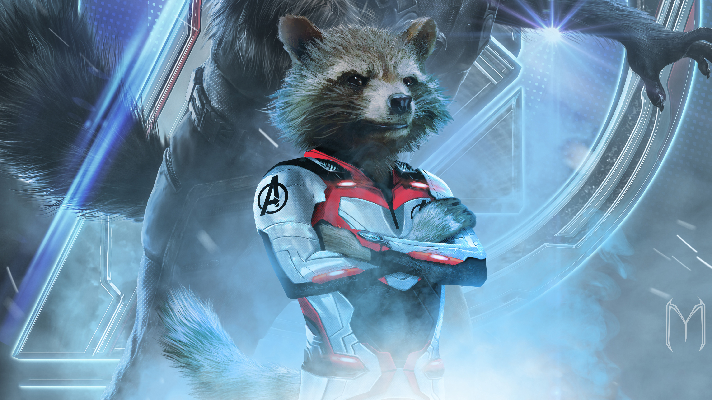 3000x1687 Rocket Raccoon In Avengers Endgame 2019, HD Movies, 4k Wallpapers, Images, Backgrounds, Photos and Pictures