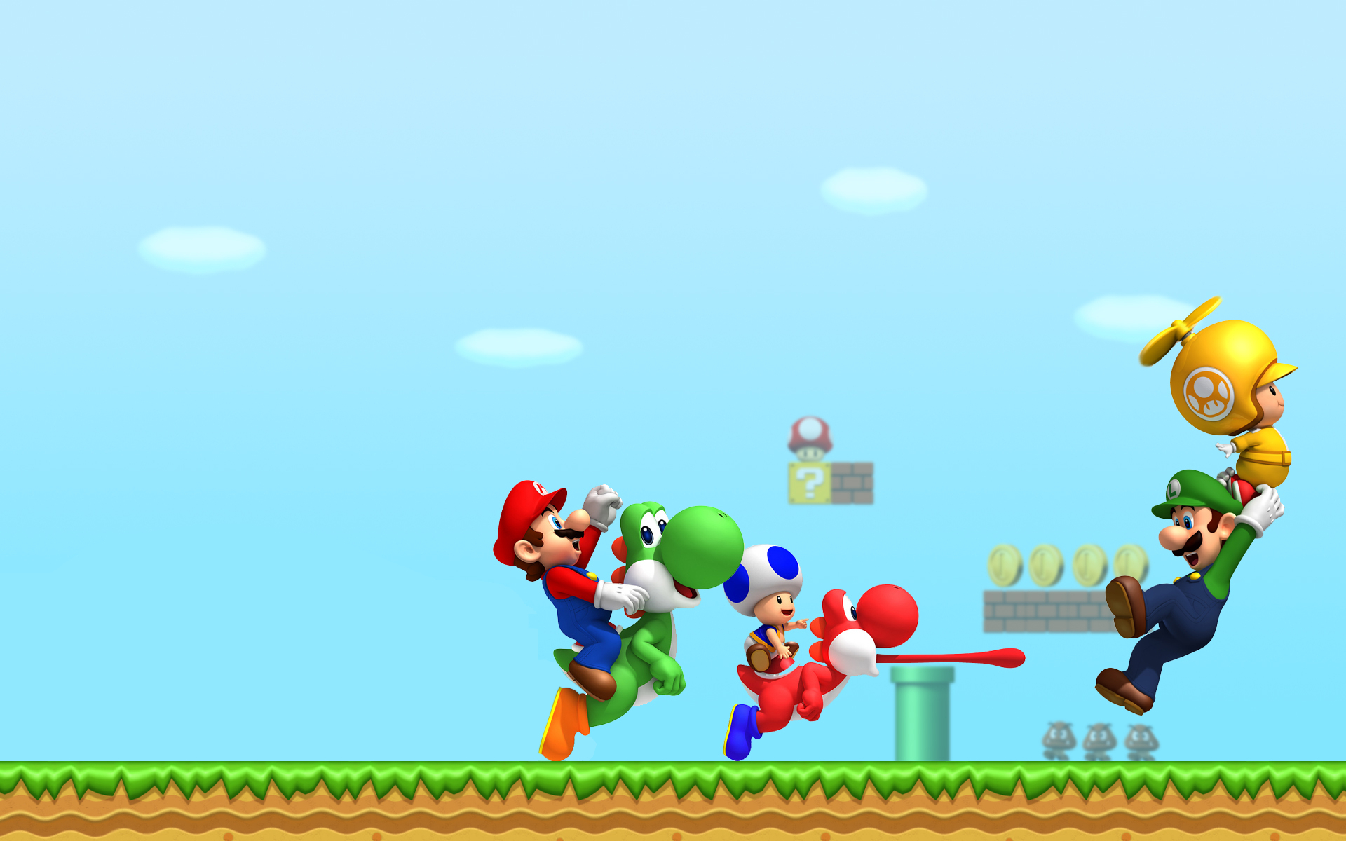 1920x1200 10+ New Super Mario Bros. Wii HD Wallpapers and Backgrounds