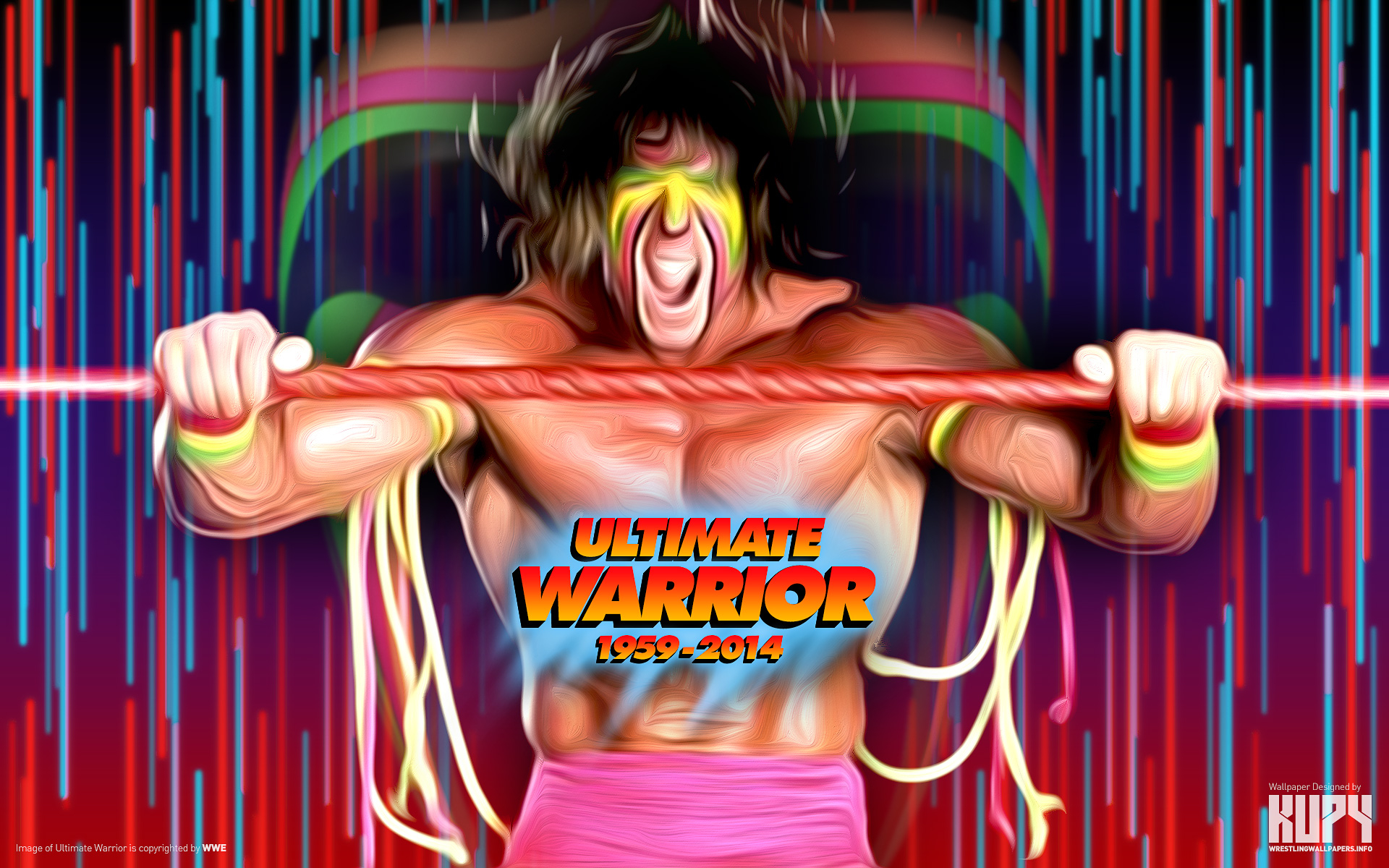 1920x1200 NEW The Ultimate Warrior Tribute wallpaper! Kupy Wrestling Wallpapers