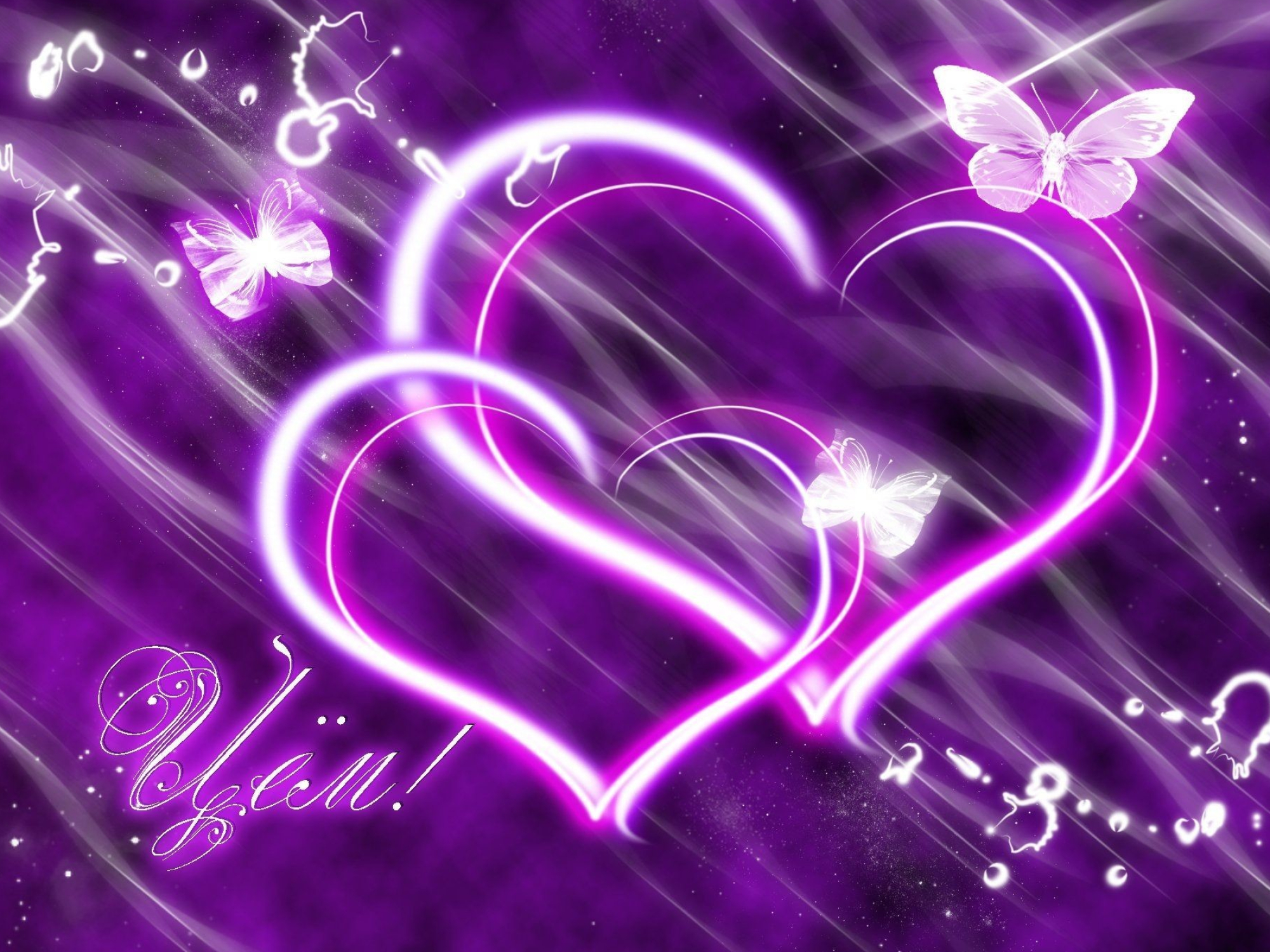 2000x1500 Purple Hearts Backgrounds (52+ pictures