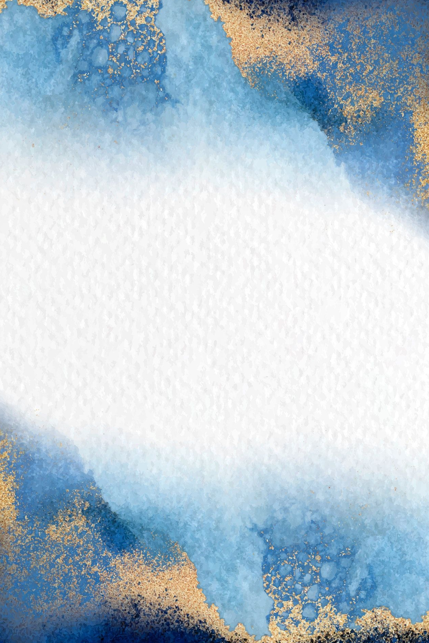 1400x2100 Blank blue frame design vector | premium image by / Adj #vector #vectorart | Watercolor blue background, Flower background wallpaper, Frame desig