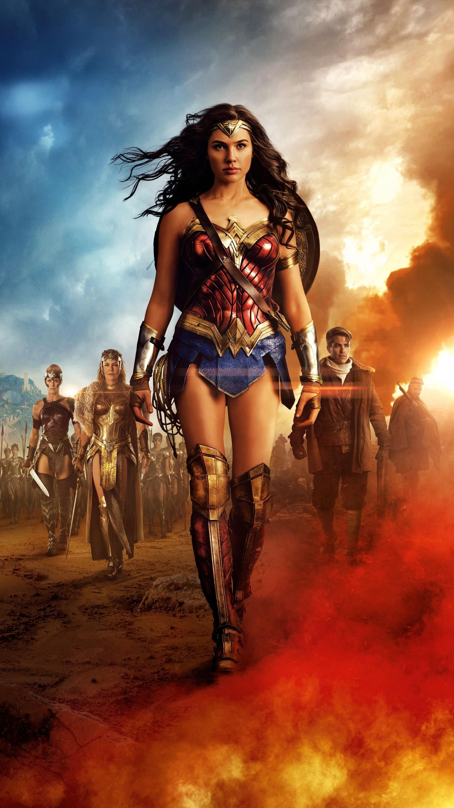 1536x2732 Wonder Woman Android Wallpapers Top Free Wonder Woman Android Backgrounds