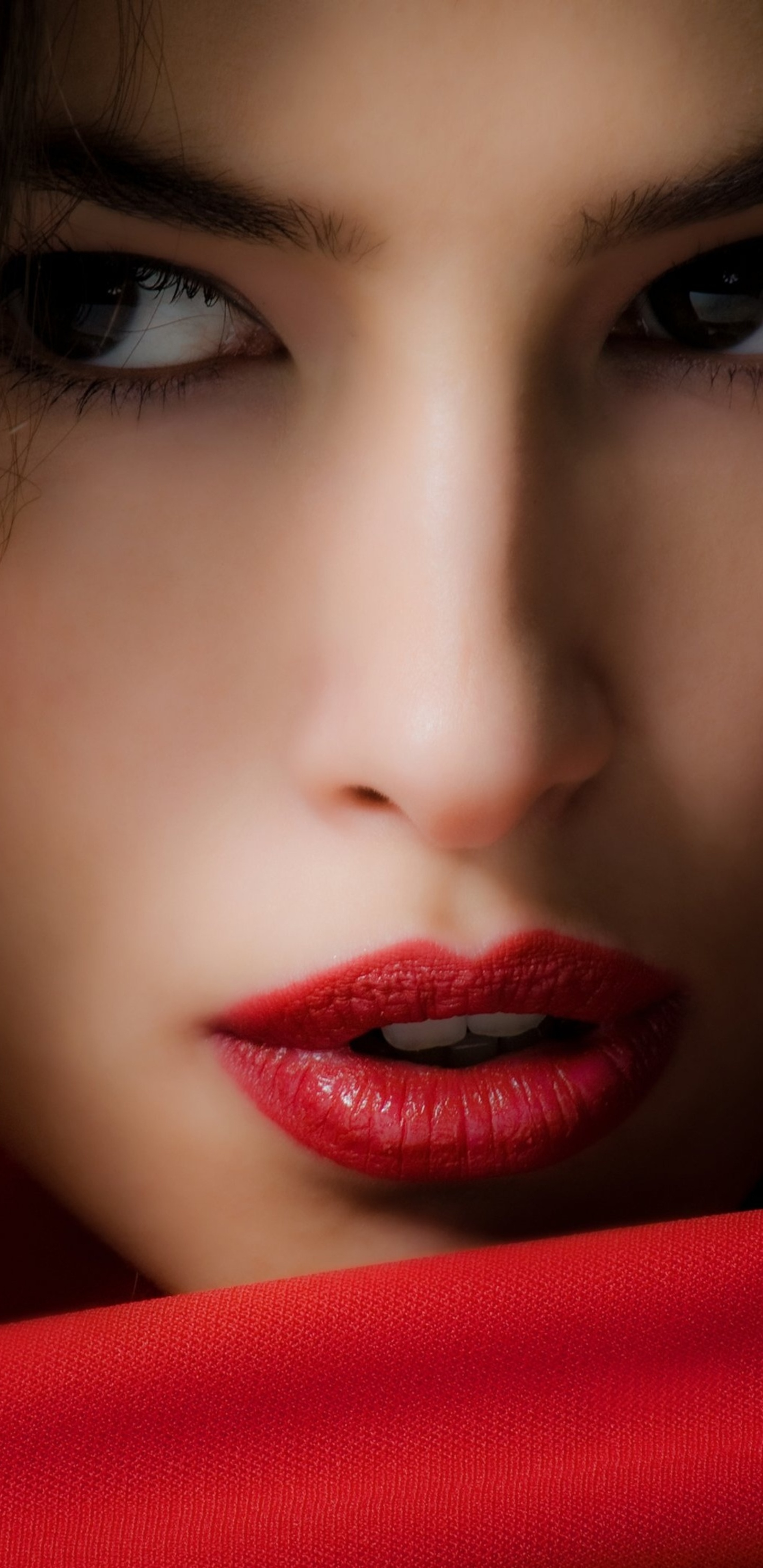 1440x2960 Red Lips Girl 4k Samsung Galaxy Note 9,8, S9,S8,S8+ QHD HD 4k Wallpapers, Images, Backgrounds, Photos and Pictures