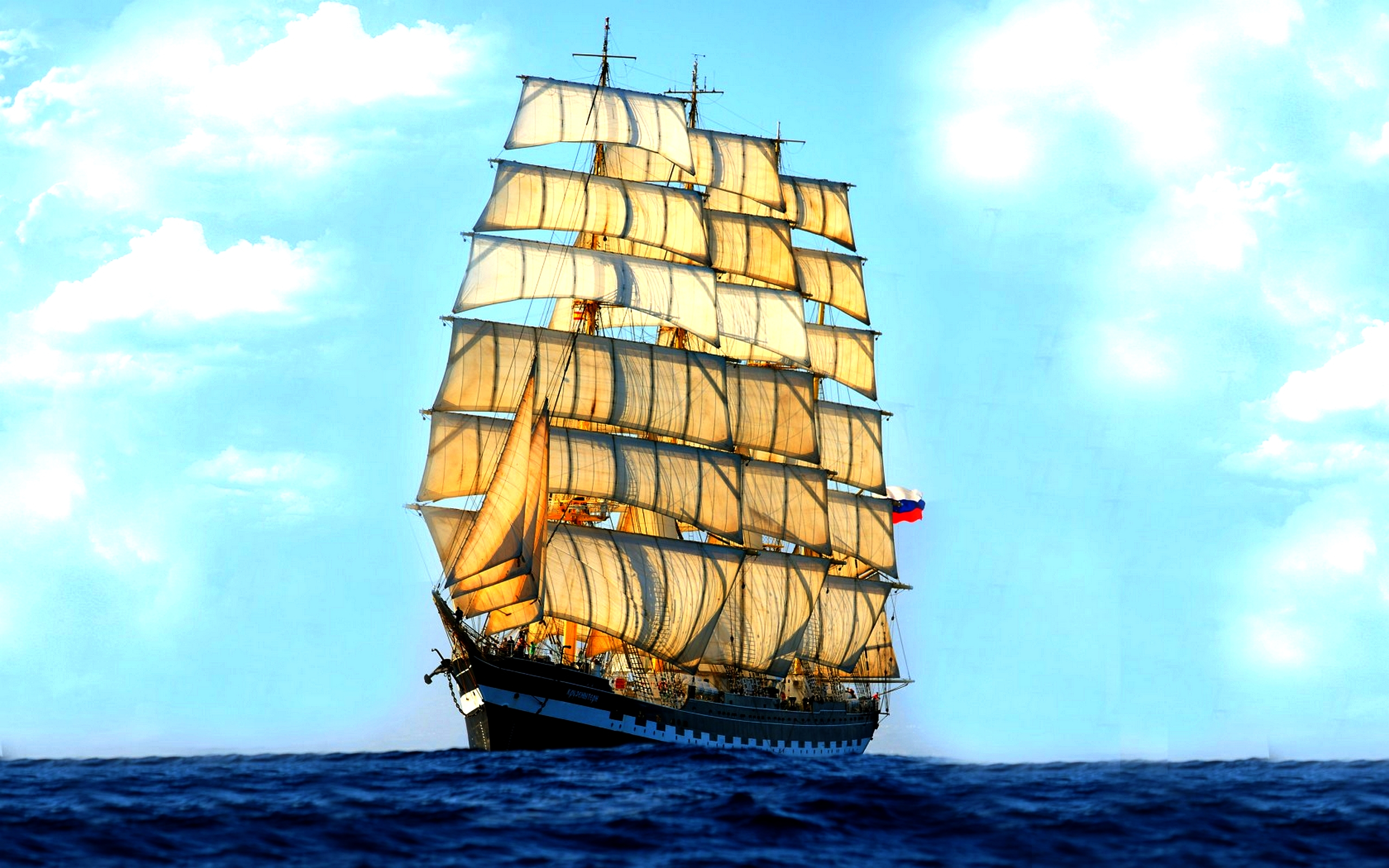 2560x1600 Sailing Ship HD Wallpaper