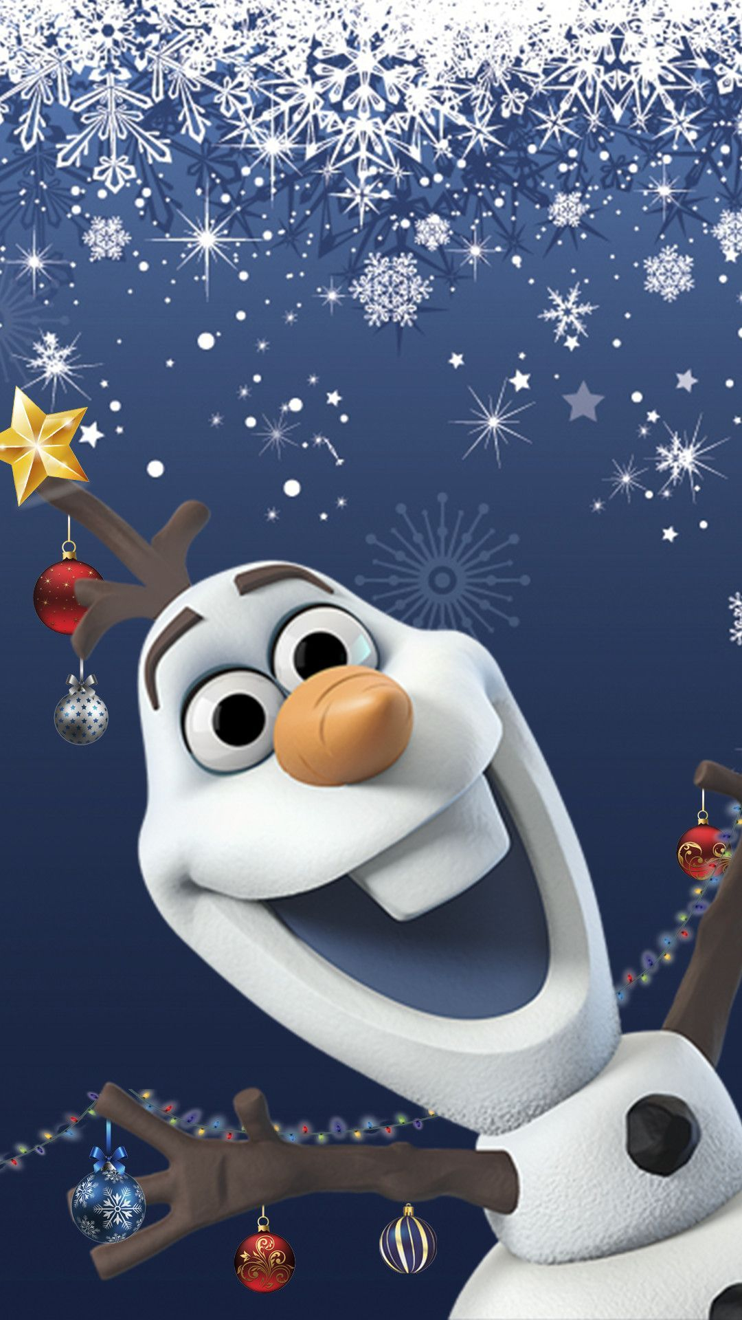 1080x1920 Olaf Christmas Wallpapers Top Free Olaf Christmas Backgrounds