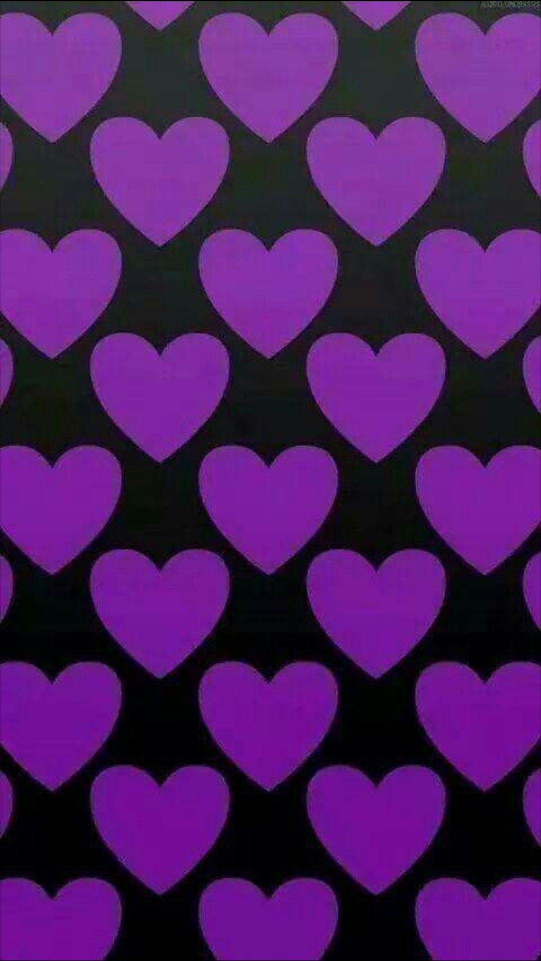 1080x1920 Black and purple hearts | Heart wallpaper, Heart iphone wallpaper, Butterfly wallpaper iphone
