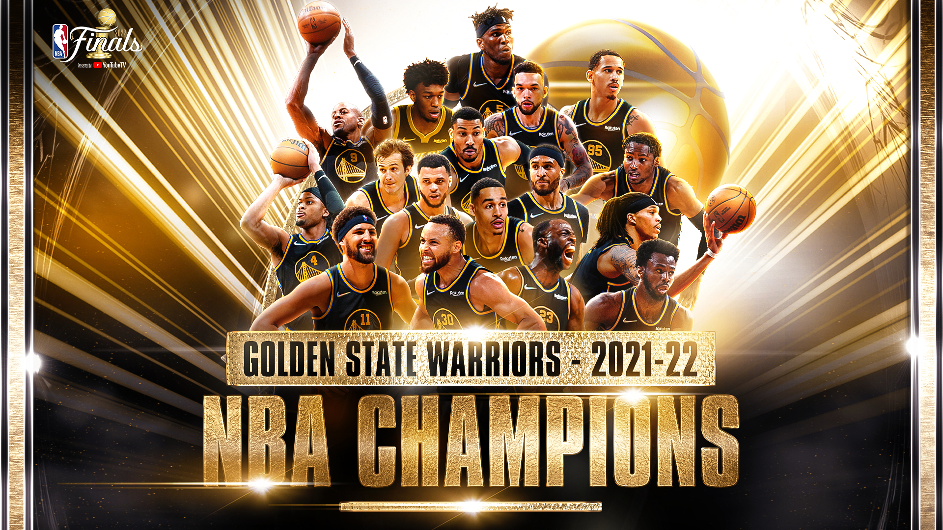 1920x1080 Golden State Warriors NBA Champions 2022 Wallpapers