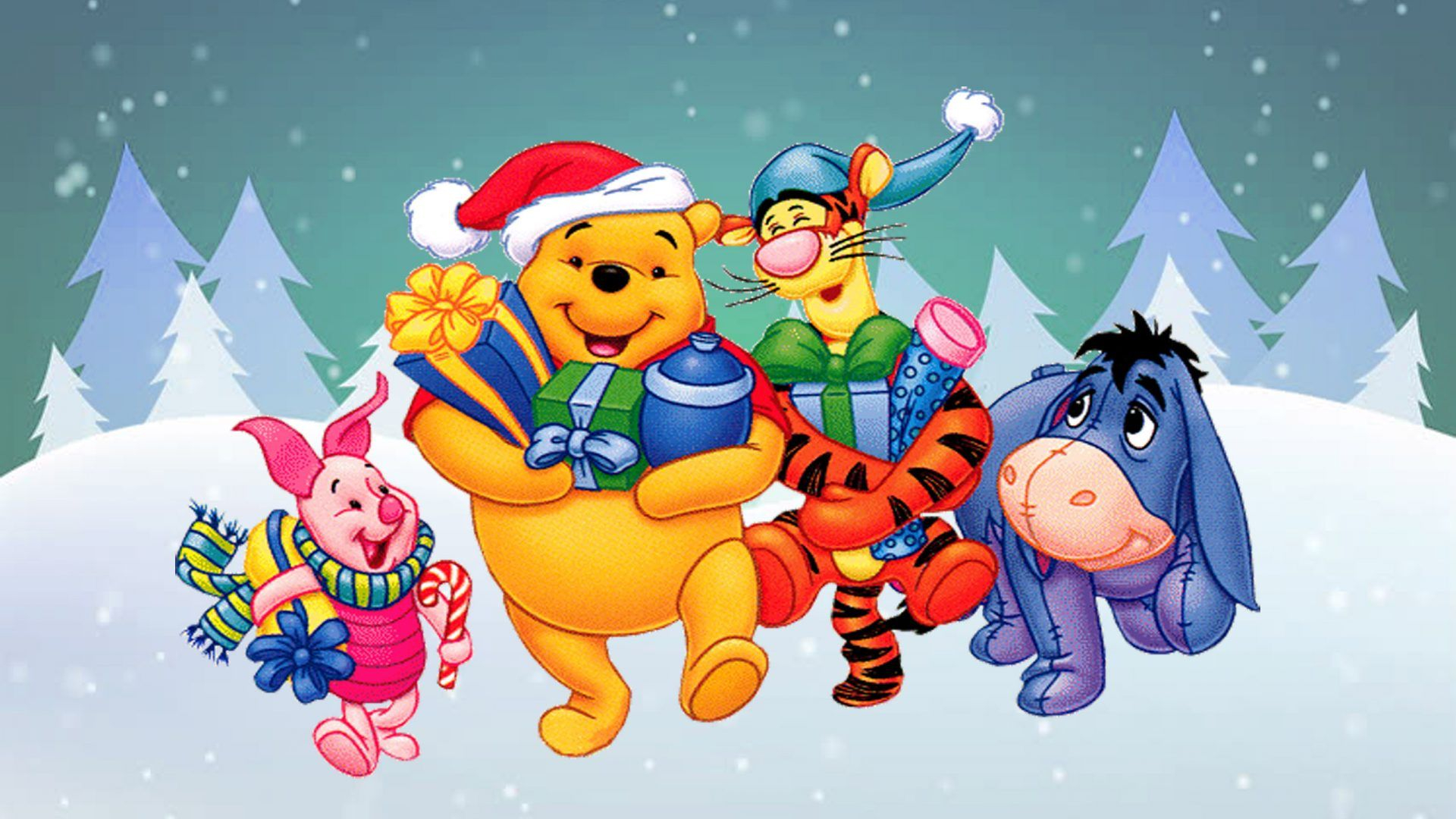1920x1080 Winnie the Pooh Christmas Wallpapers Top Free Winnie the Pooh Christmas Backgrounds